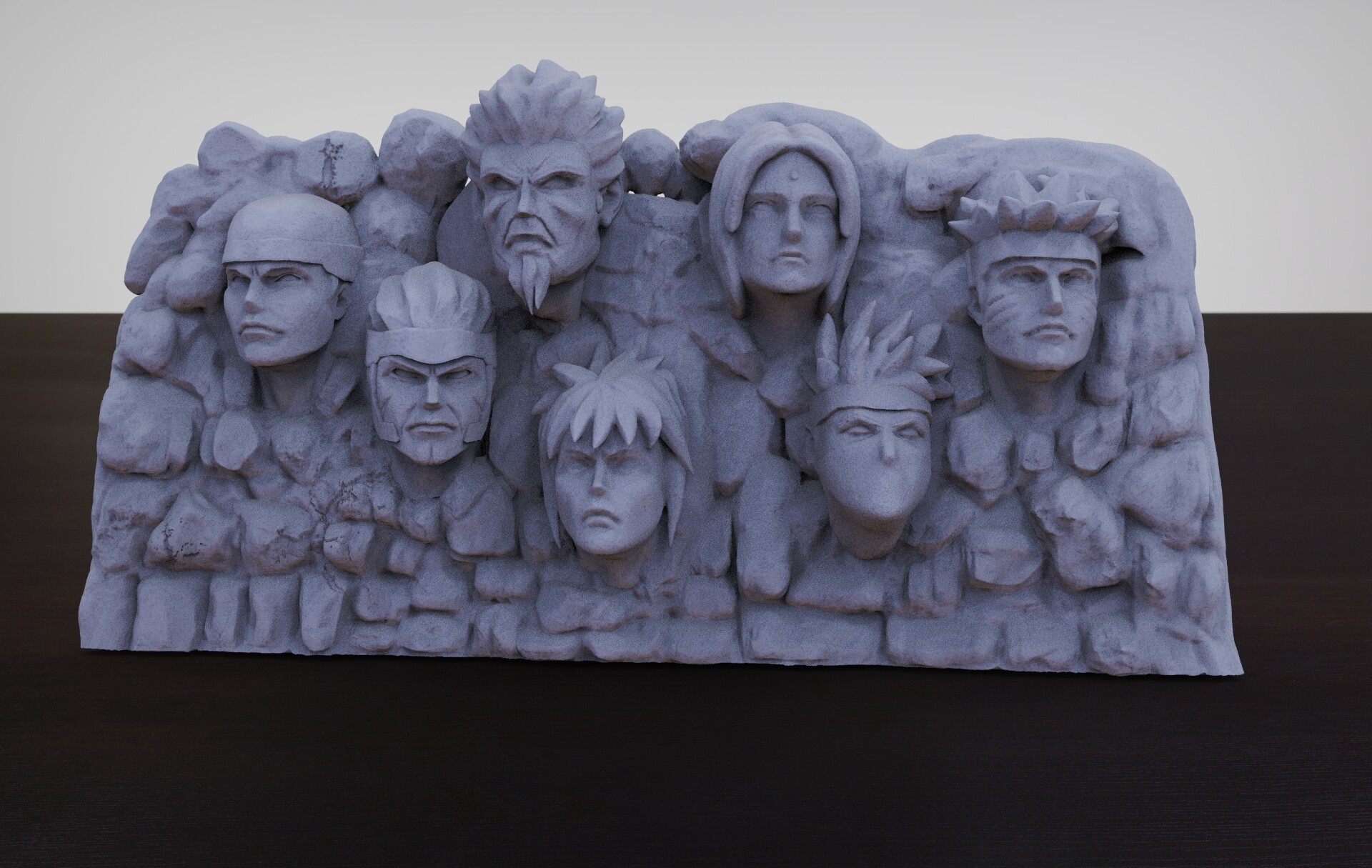 Artstation Mountain Of The Hokages Mario Anthony