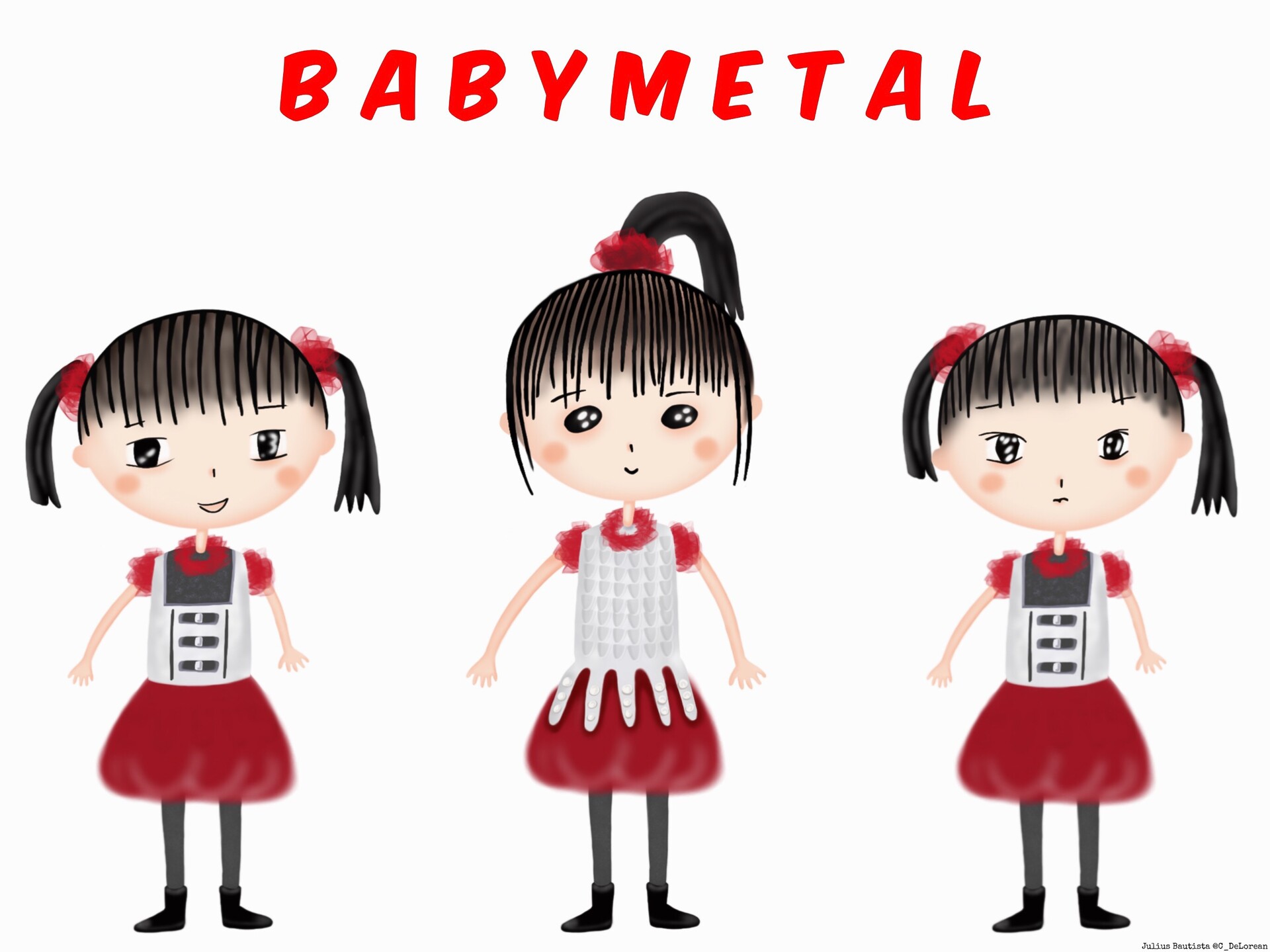 Artstation Random Kawaii Babymetal Fan Art