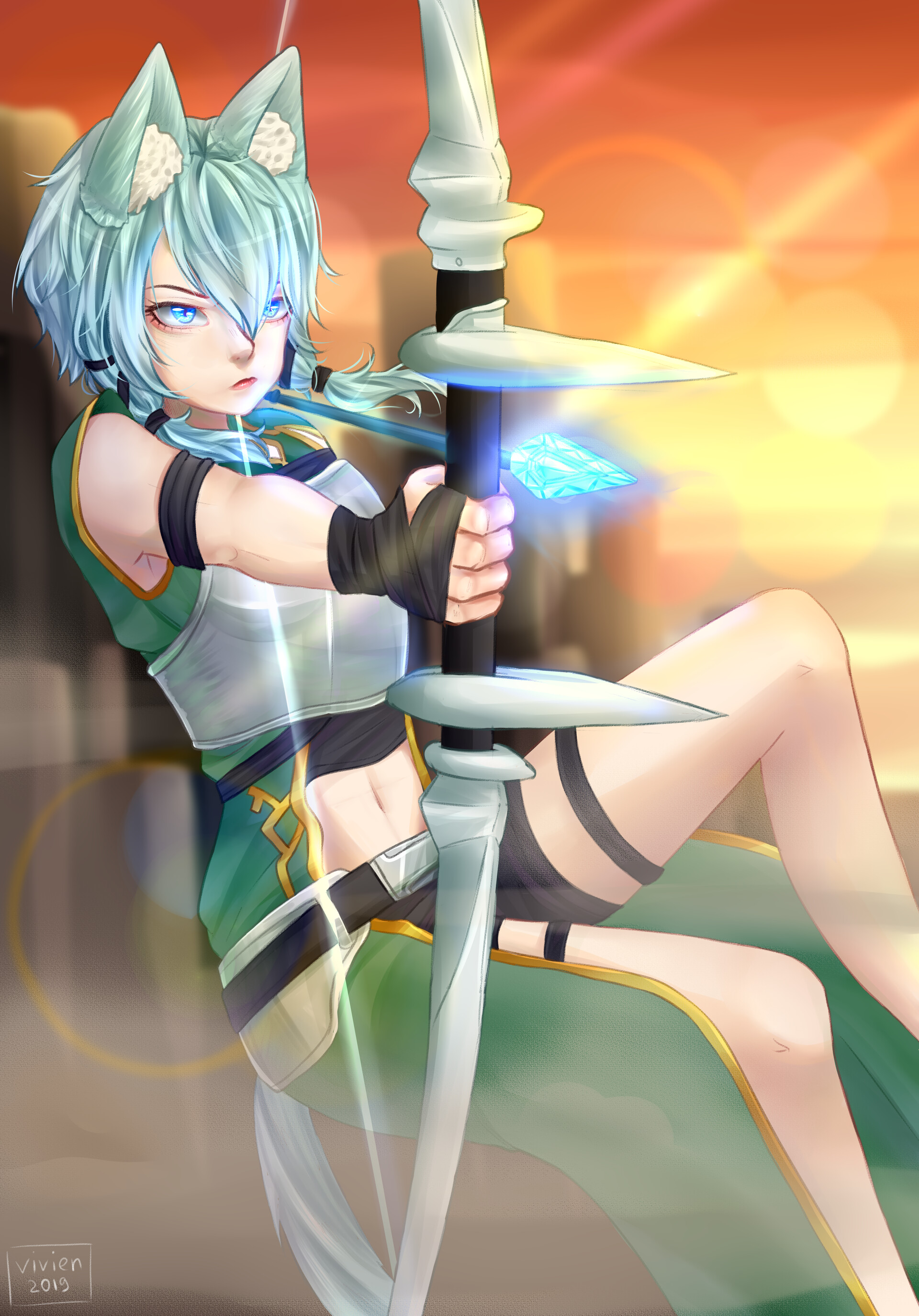 Artstation Sao Fanart Sinon Vivian Lawrence