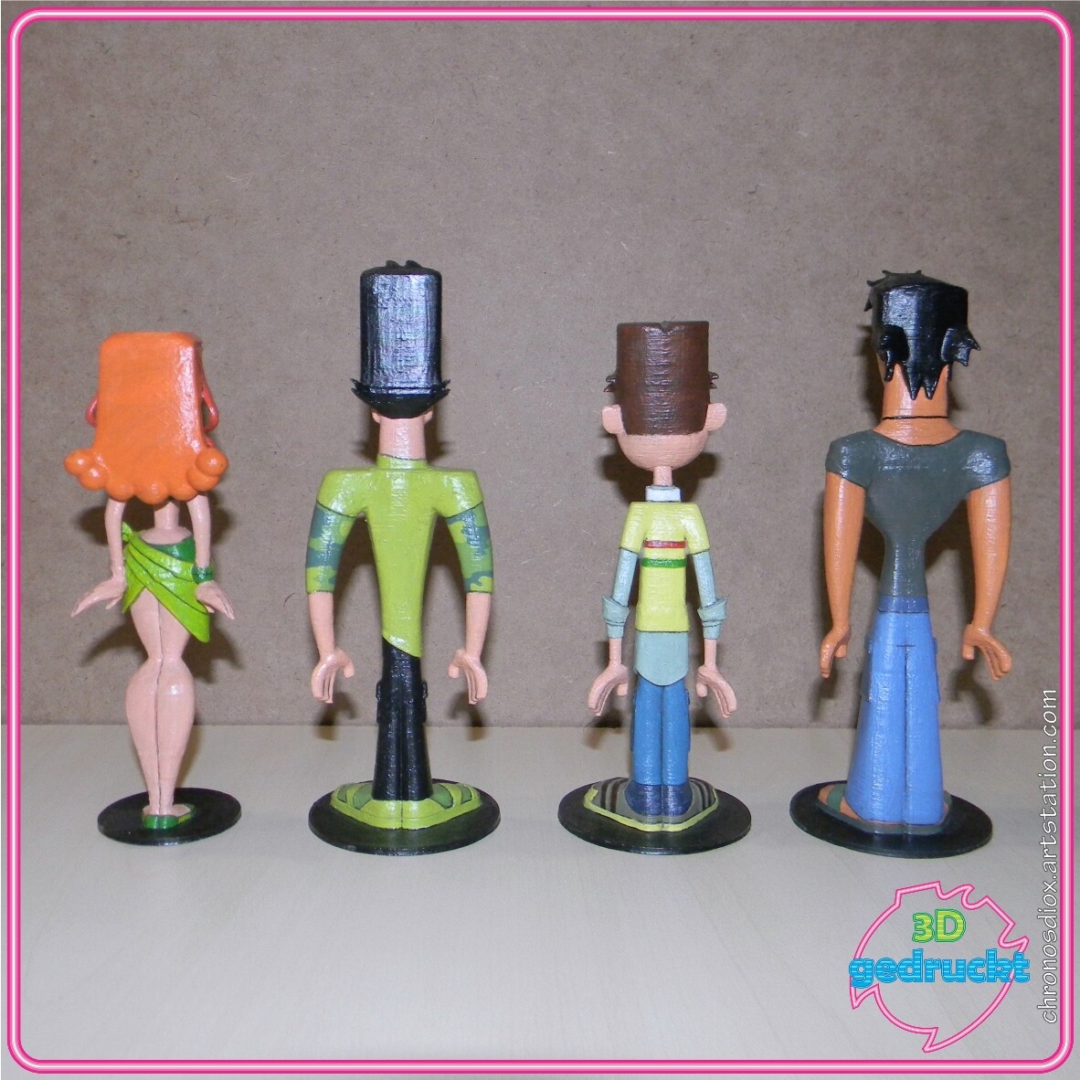 Mariano Castro Entenza First Set Of Total Drama Figures 3d Printed 1663