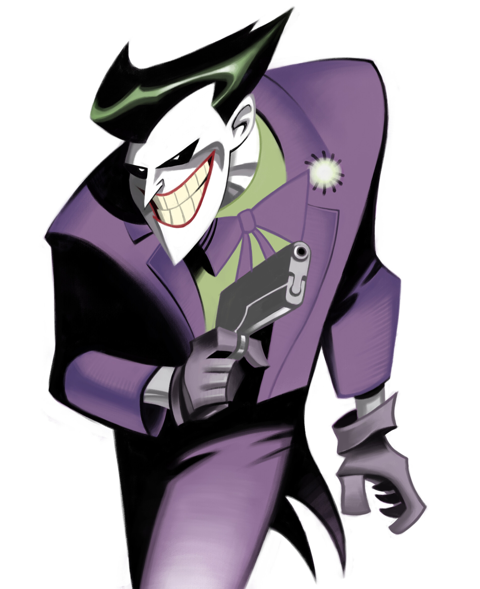 ArtStation - Bruce Timm's Joker