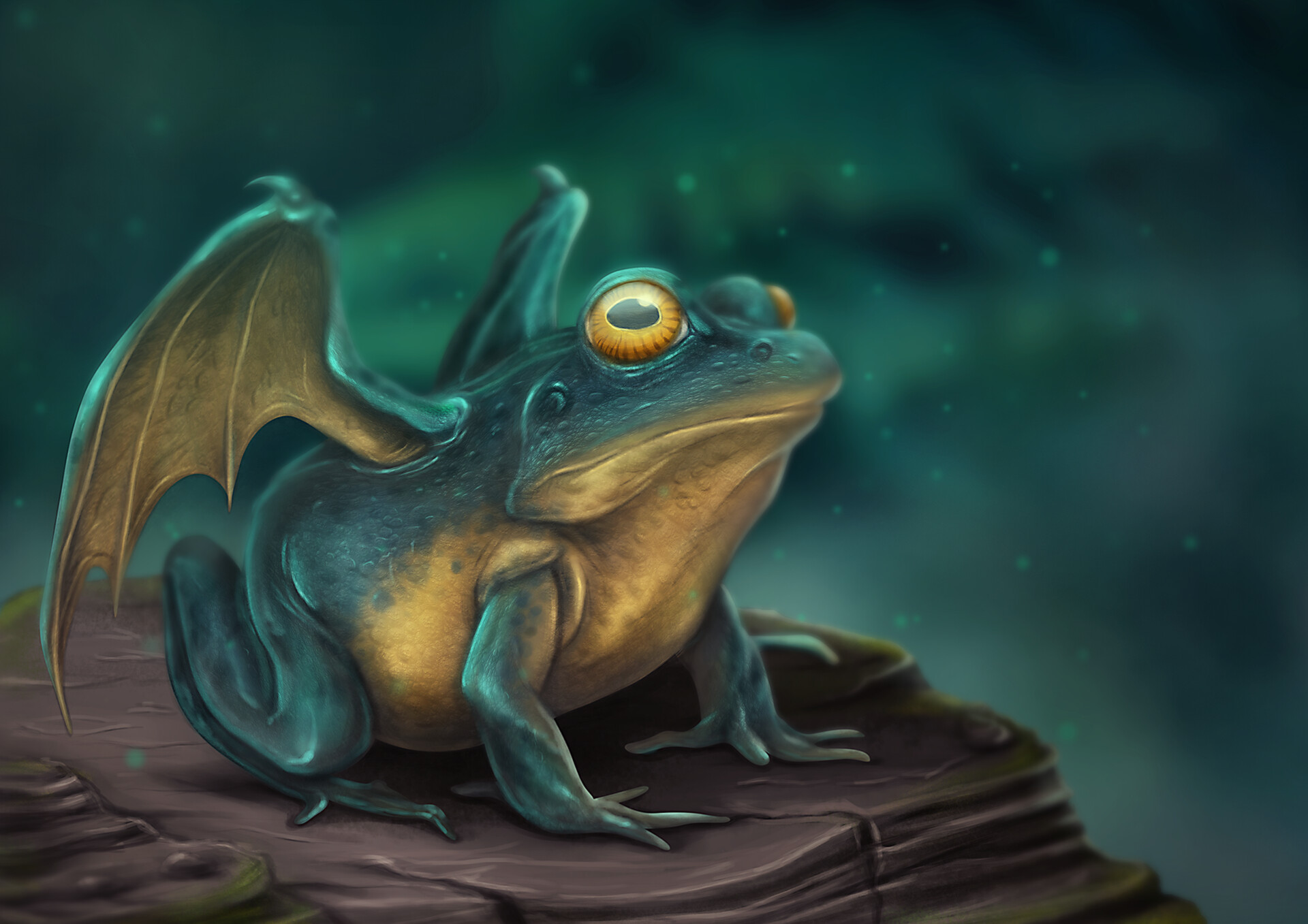 ArtStation - Digital Painting Frog