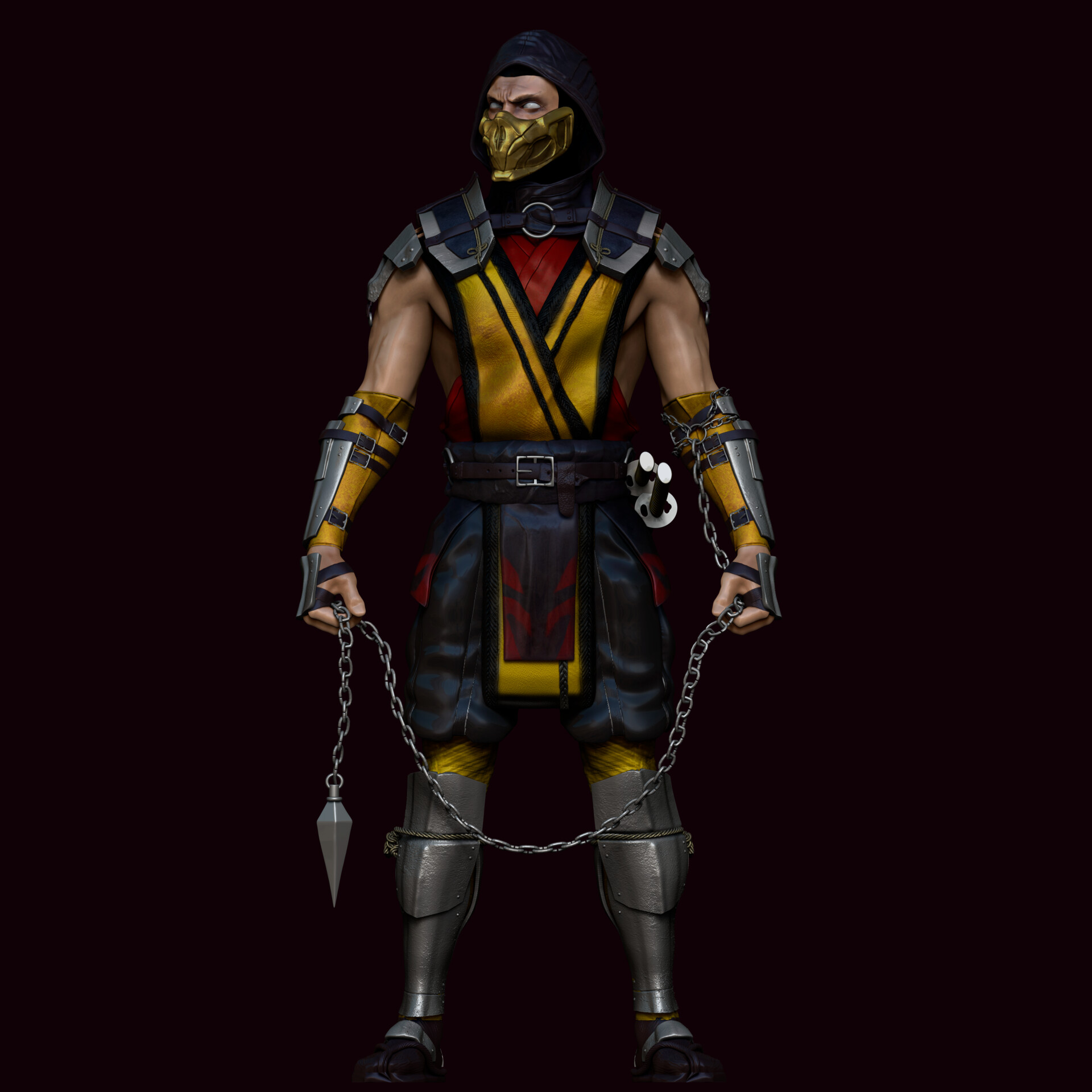 Andrewandrewjke - Scorpion 3D Model - Mortal Kombat ( MK 11 )