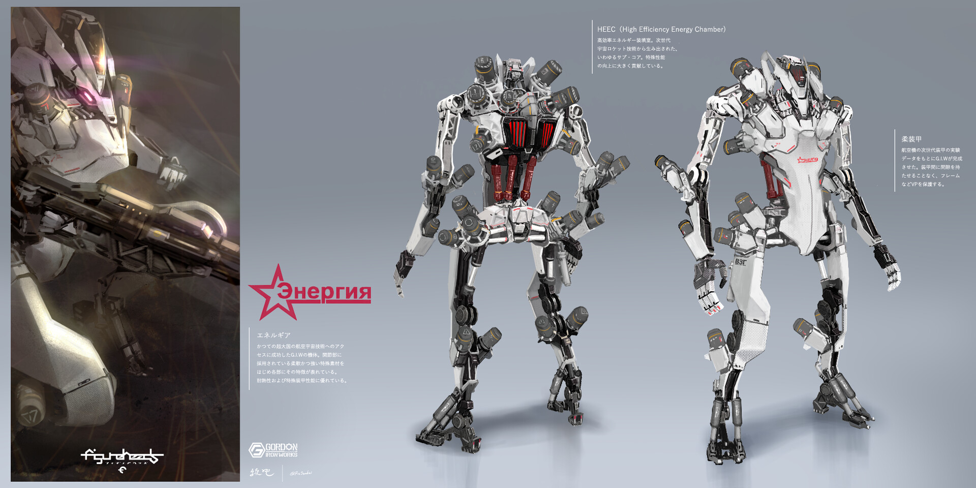 Artstation Figureheads Robot Design Ibuki Watanabe