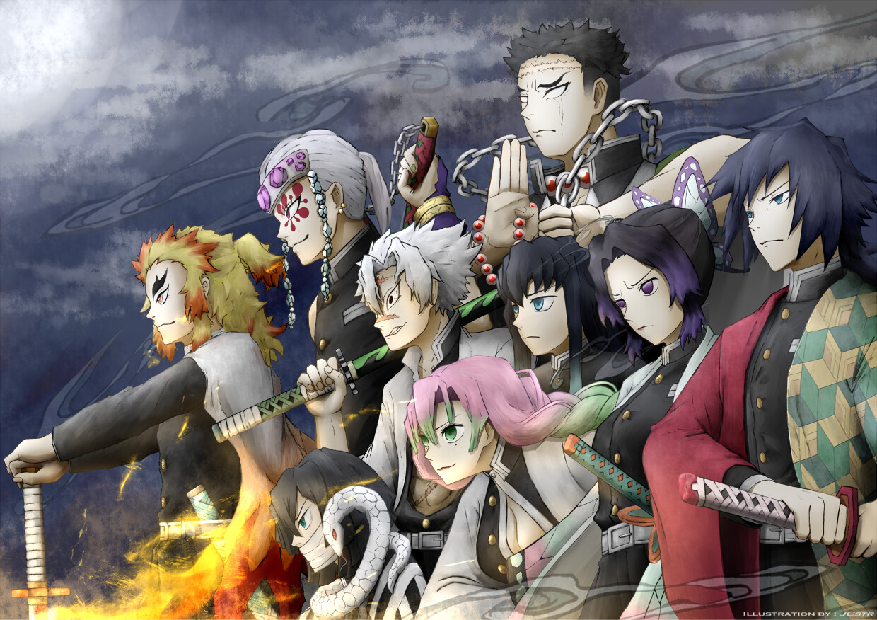 ArtStation Hashiras / Pillar [Kimetsu no Yaiba]