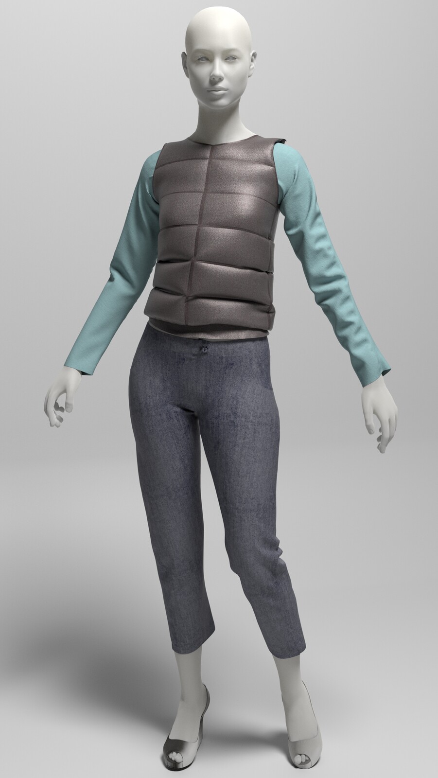 Texture, Lighting, Rendering, UV Layout, CLO Simulation 