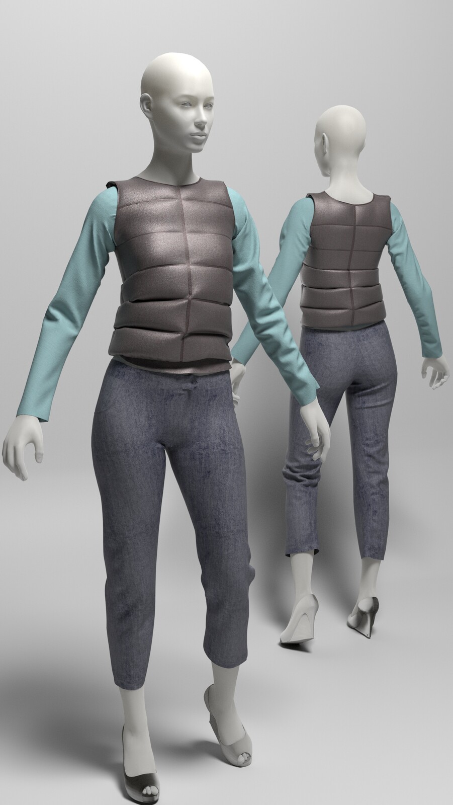Texture, Lighting, Rendering, UV Layout, CLO Simulation 