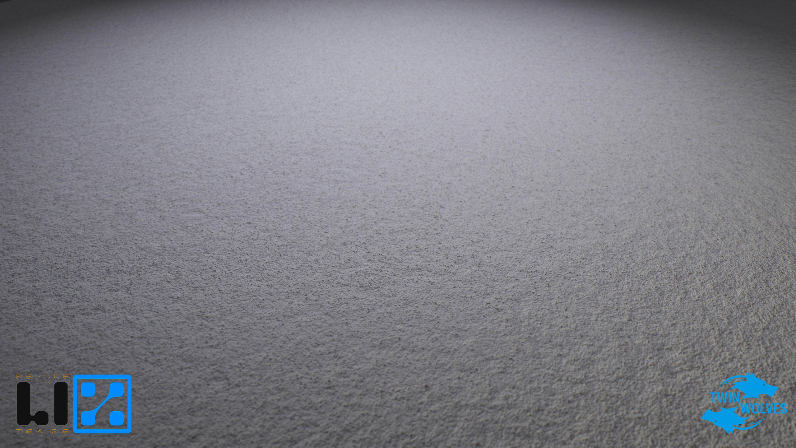 White plaster rough