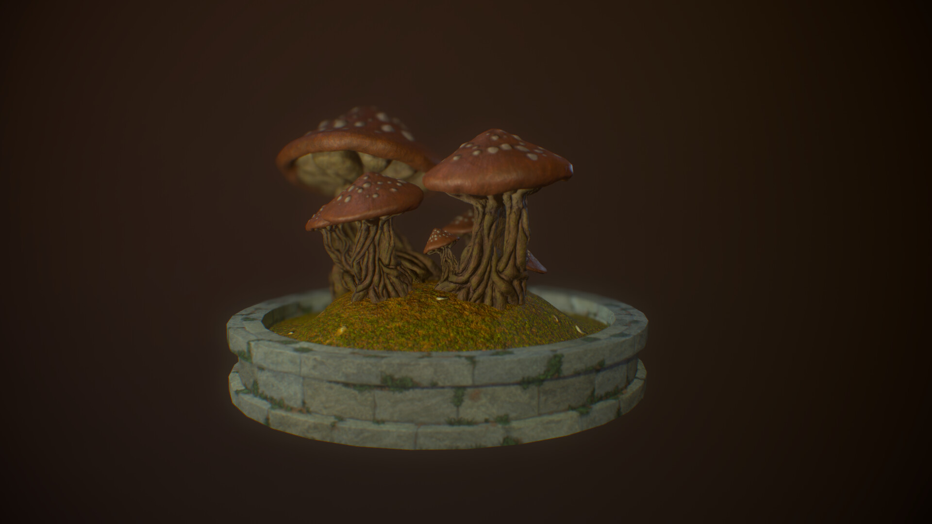Artstation Fantasy Mushrooms Alessio Donazza