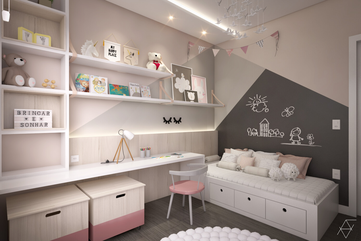 ArtStation - Girl Bedroom