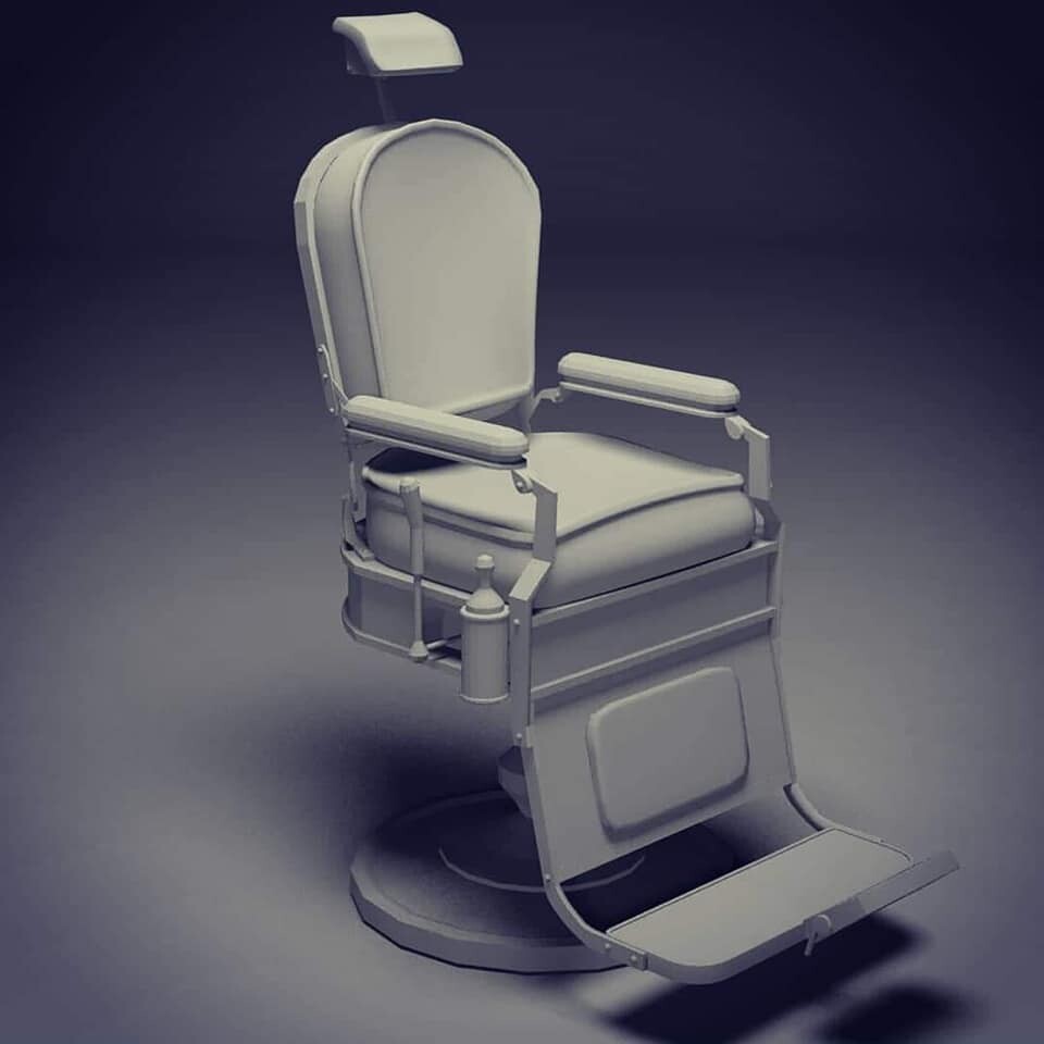 Victorian best sale barber chair