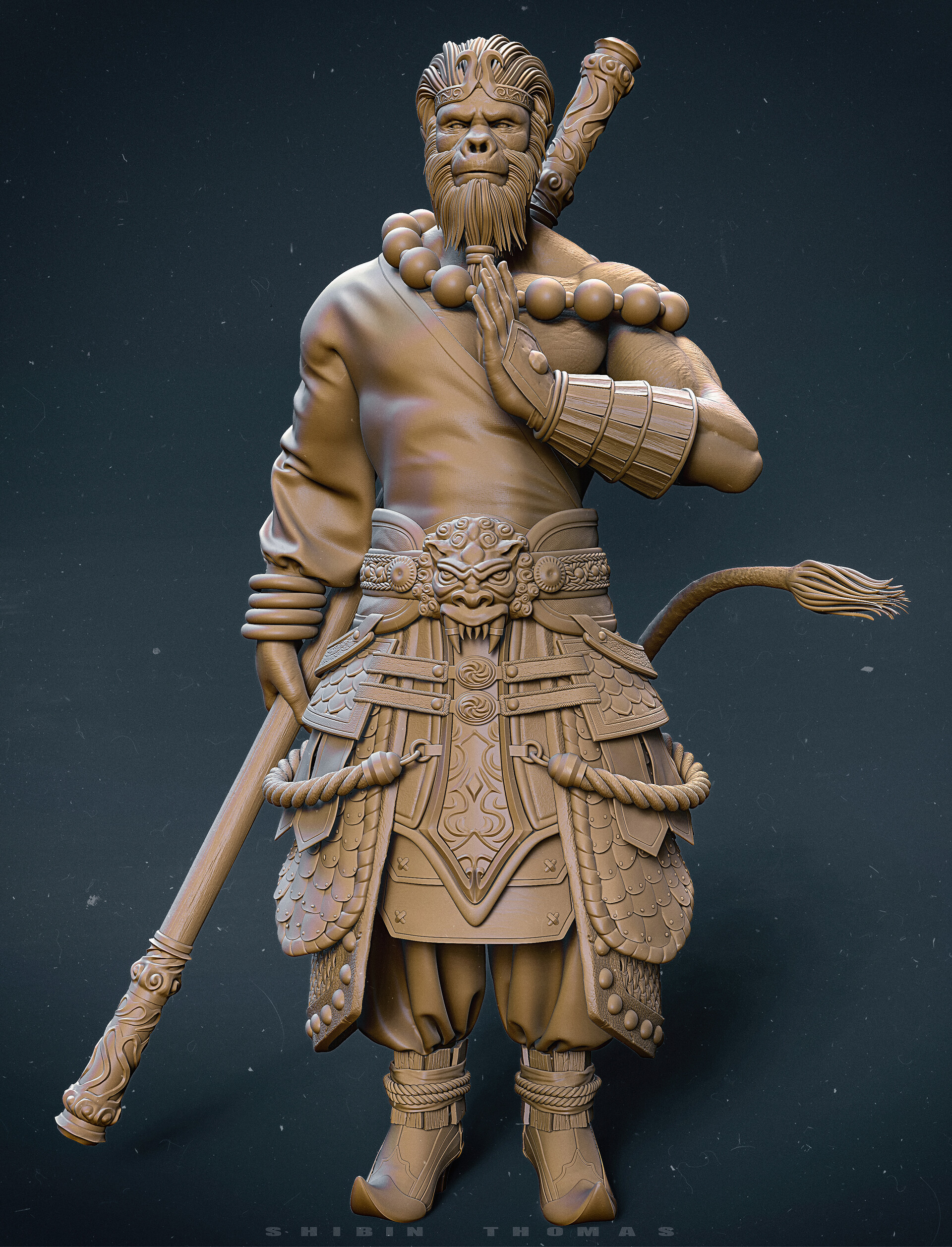 Artstation Sun Wukong The Monkey King Shibin Thomas Artstation Sun Wukong The Monkey King Shibin Thomas