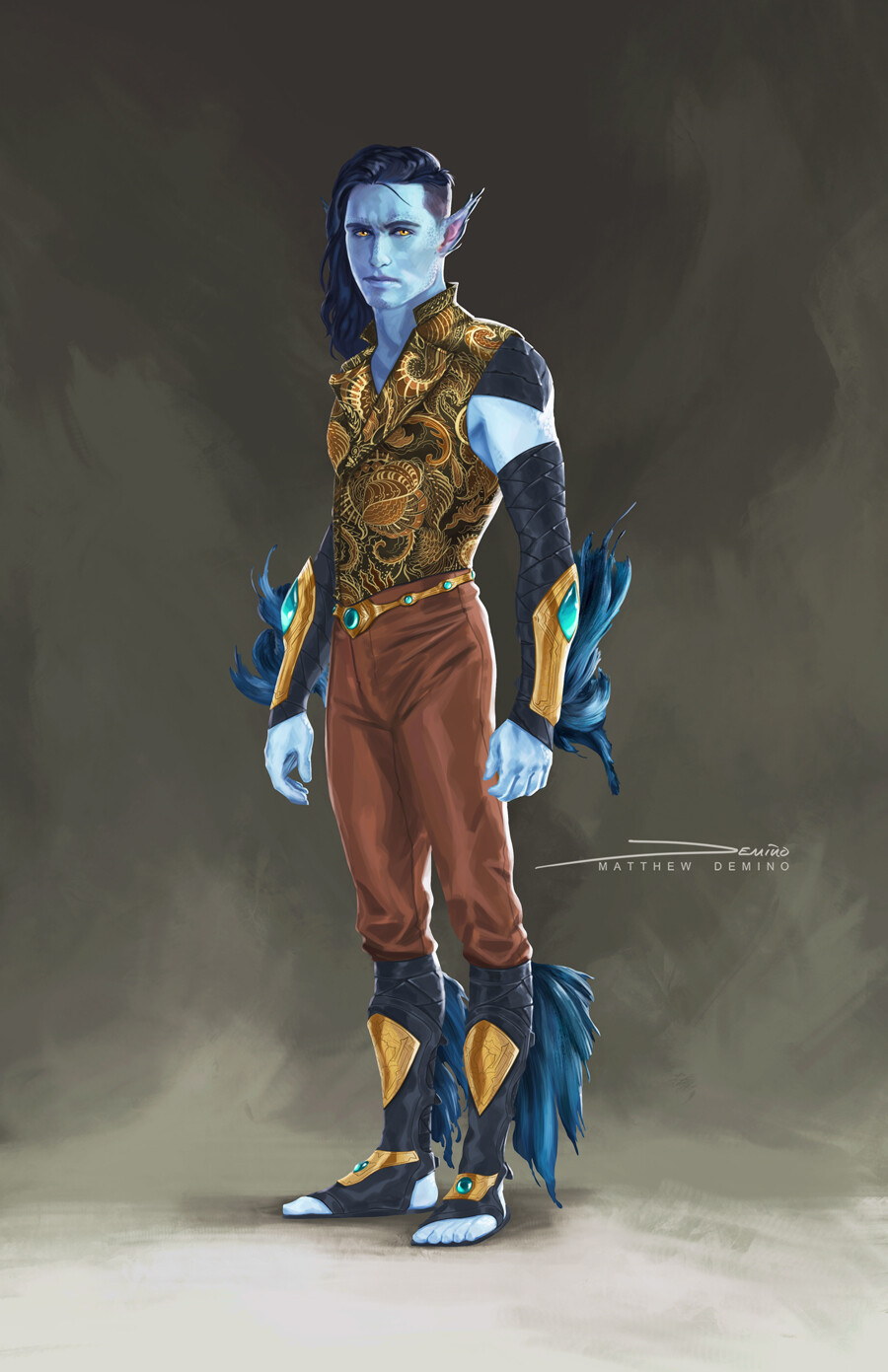 Keros, the Triton Draconic Sorcercer