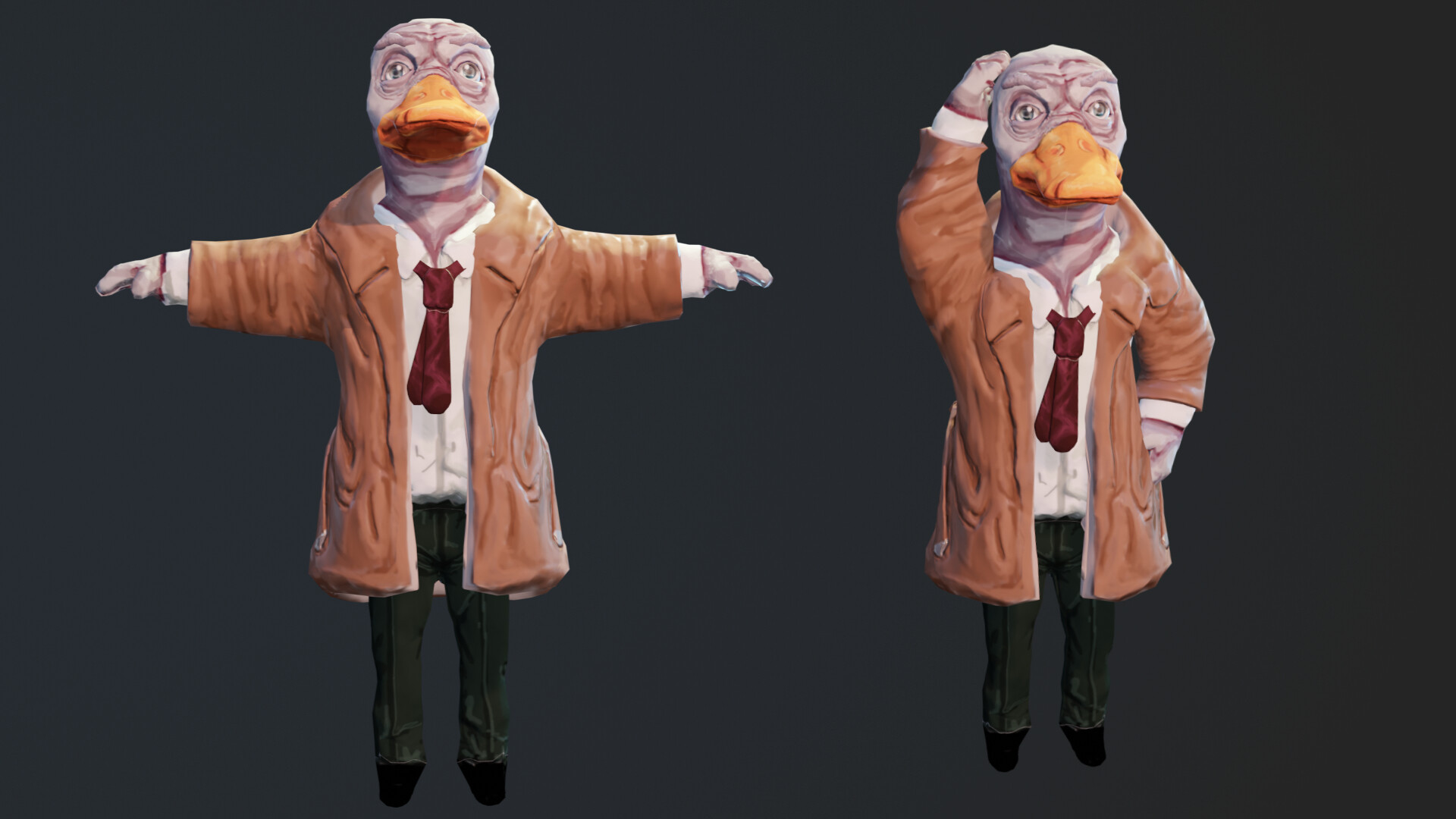 ArtStation - Detective Duck