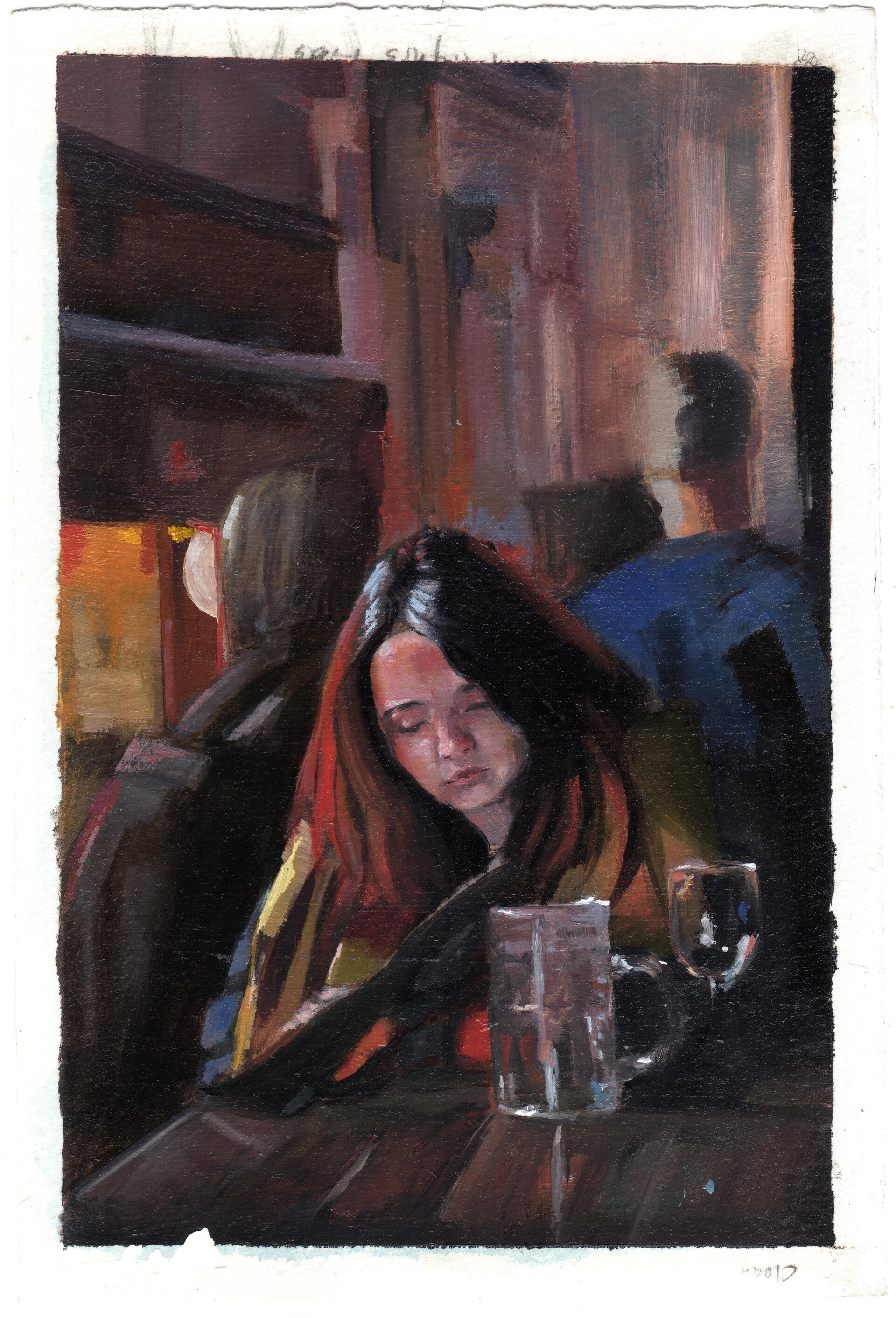 Artstation Girl In Bar Nicolas Licht
