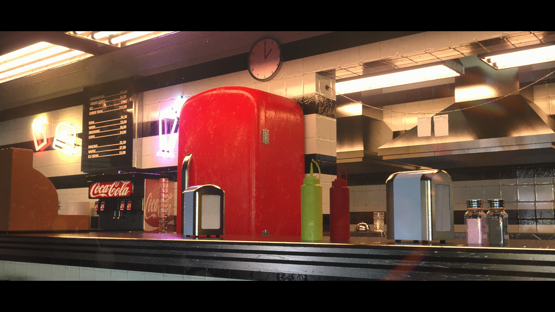 Tiago Scaff - Ron's Diner - Enviroment Project