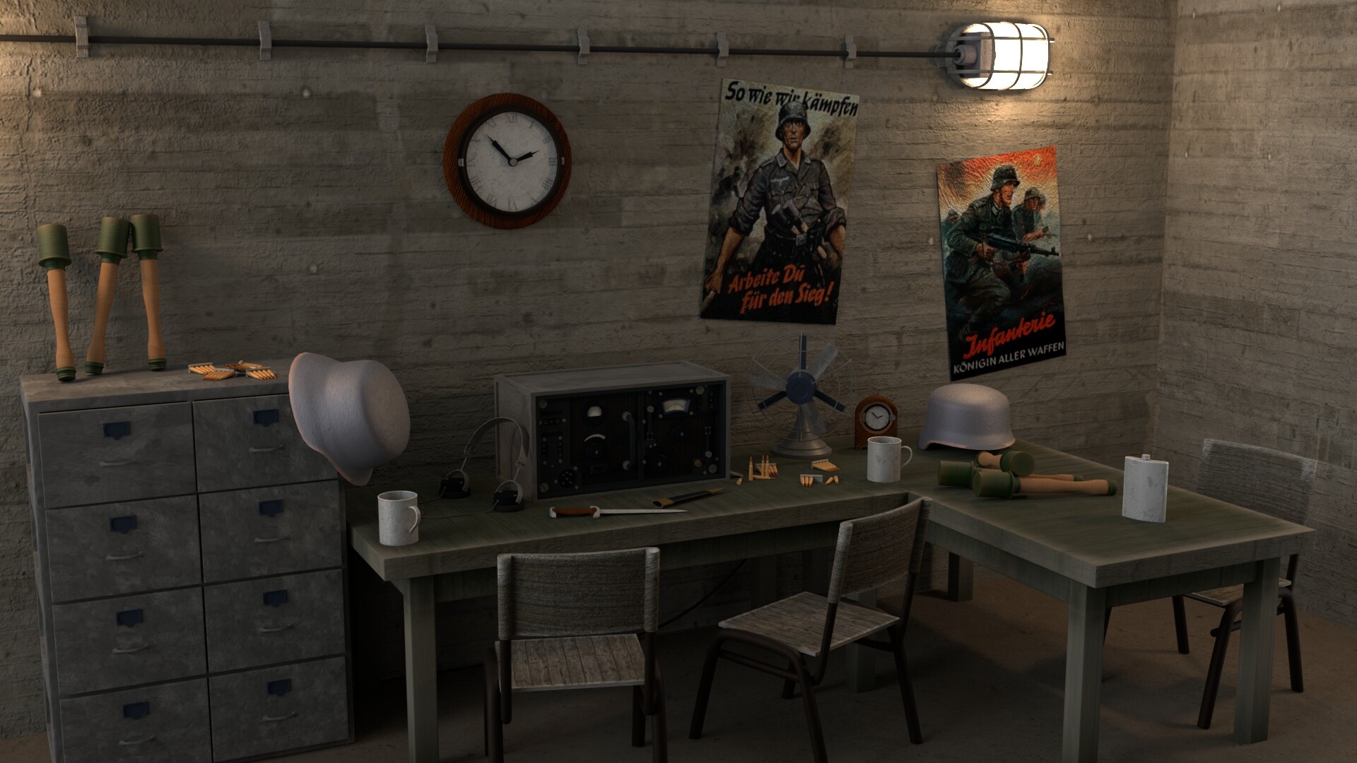 ArtStation WW2 German Bunker