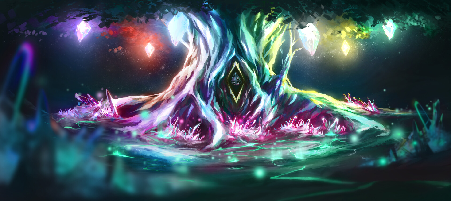 ArtStation Crystal Tree 2