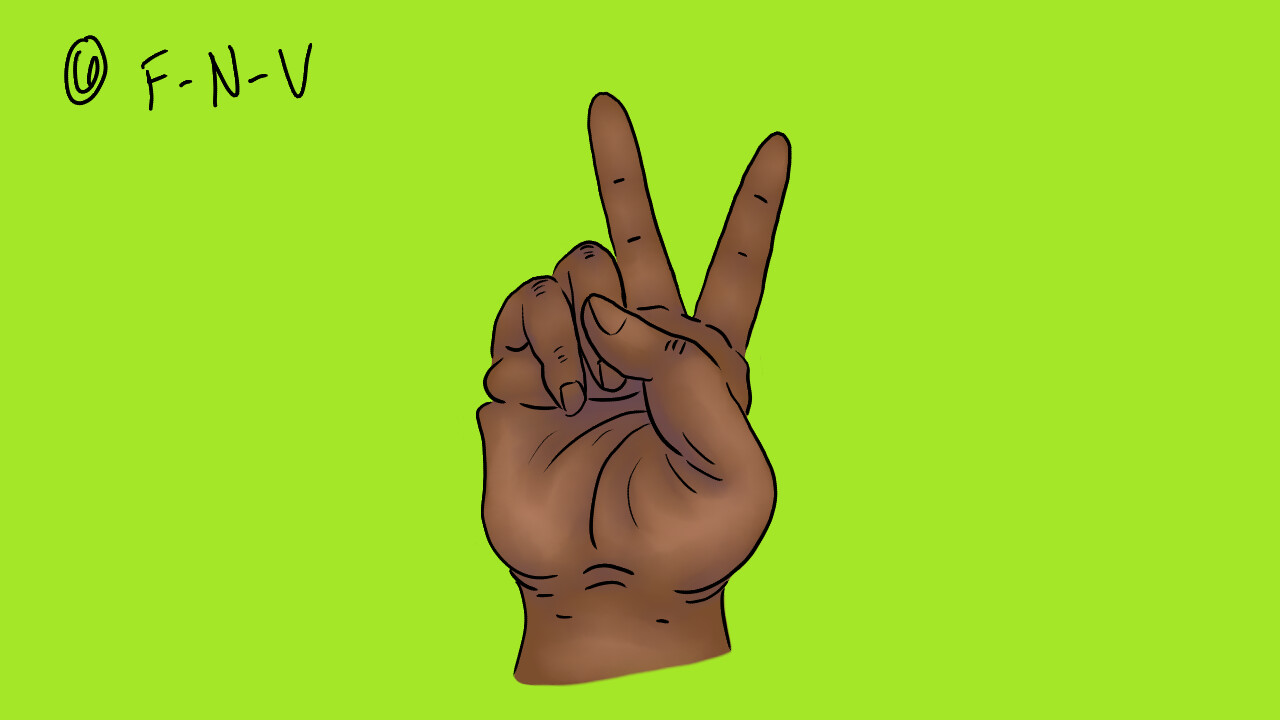 Artstation Drawn American Sign Language Alphabet Animation