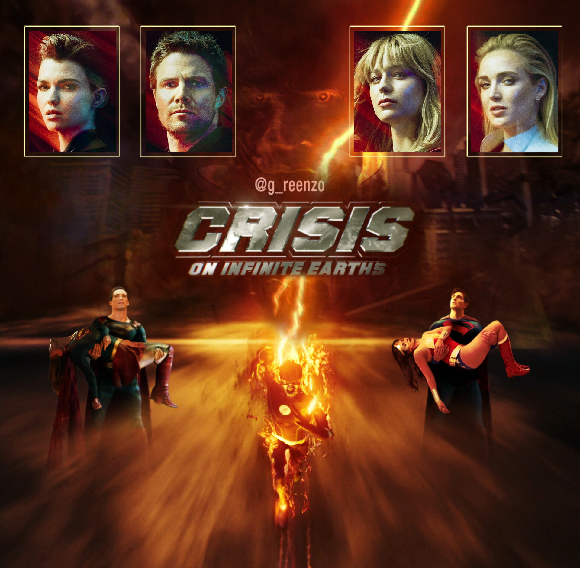ArtStation CW Crisis on Infinite Earths