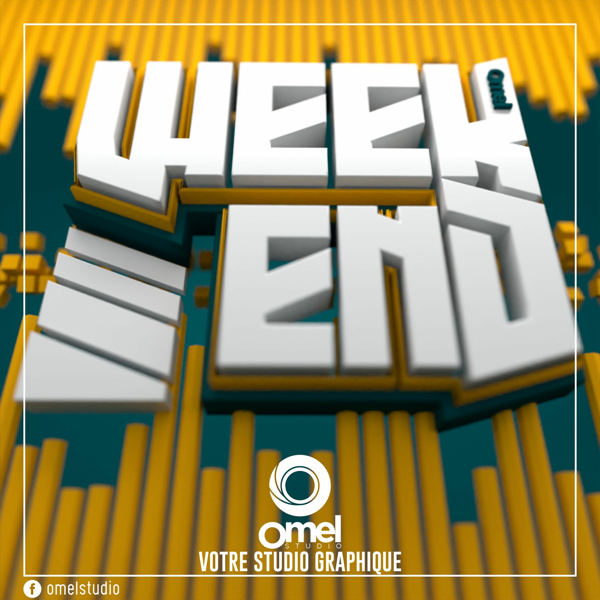 ArtStation - WEEK-END 3D Style frame