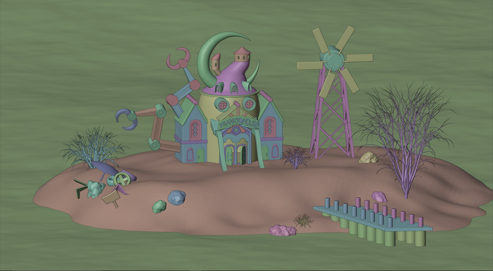 ArtStation Franky House One Piece