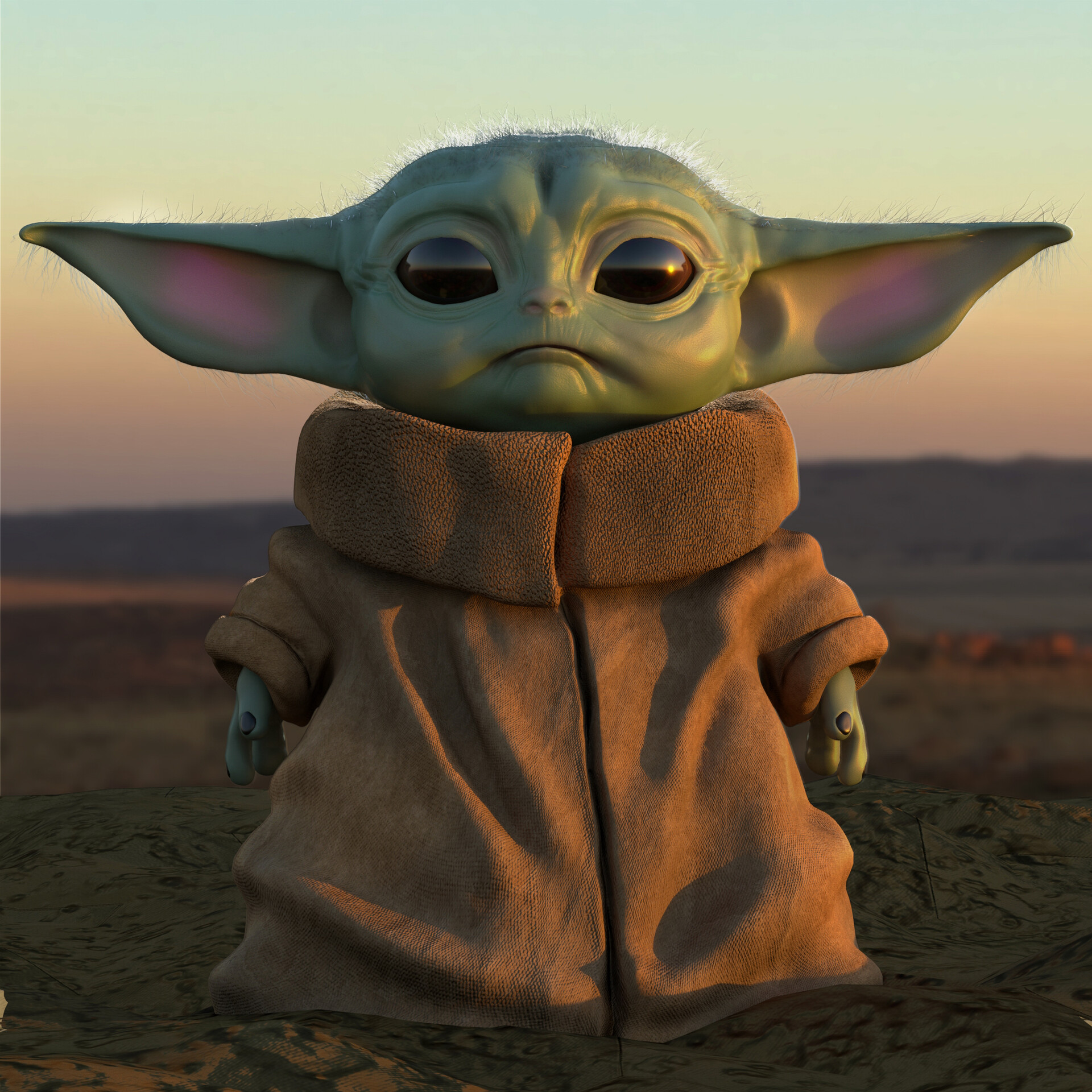 Download Artstation Baby Yoda Danieli Stephanie