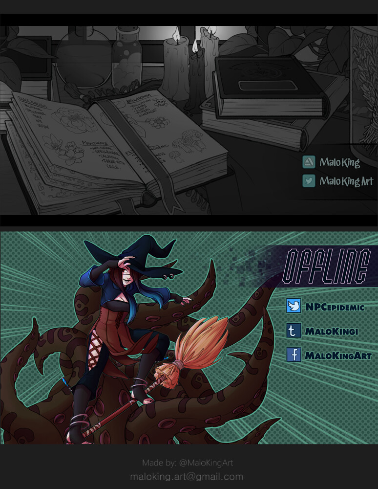 My personal Offline screens I've made and used. [MaloKingi]