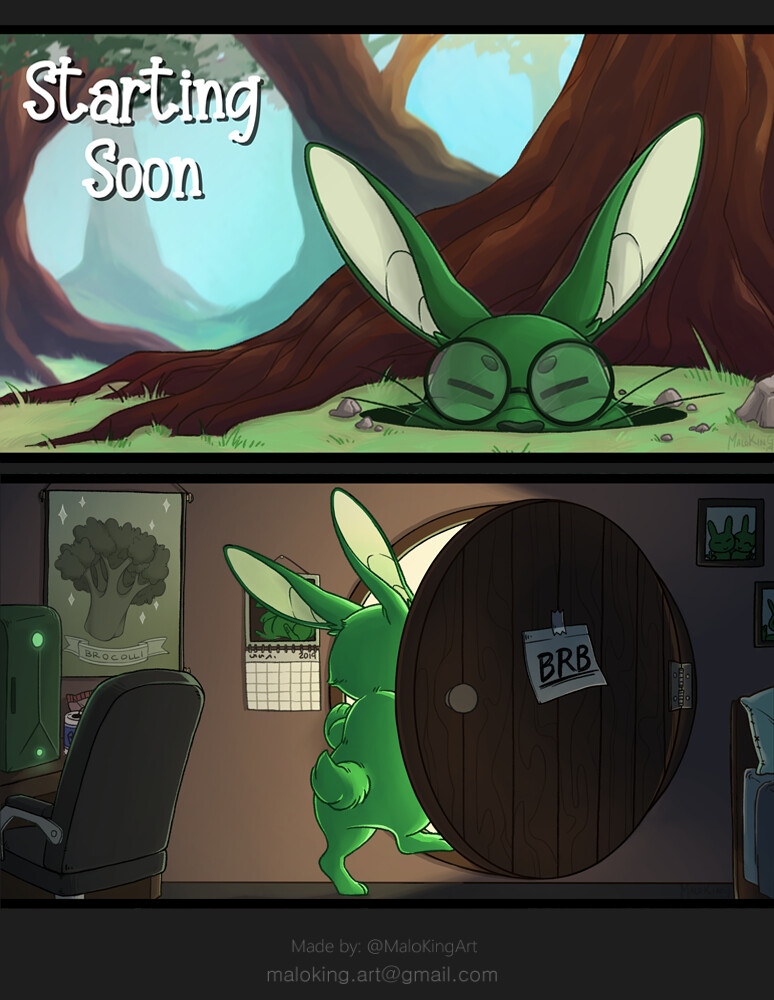 Offline screen made for a friend. [Trixar]