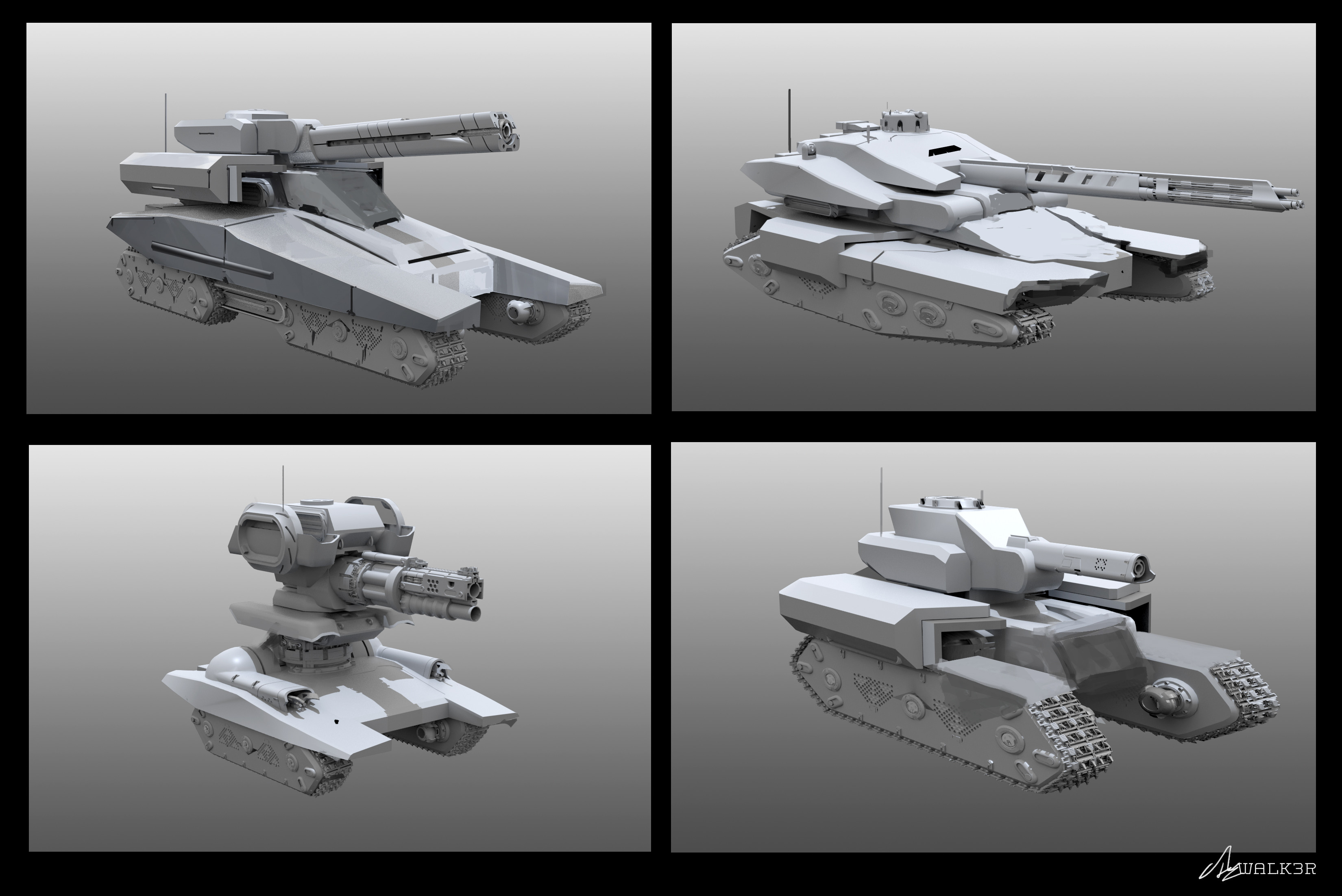Base model paintover