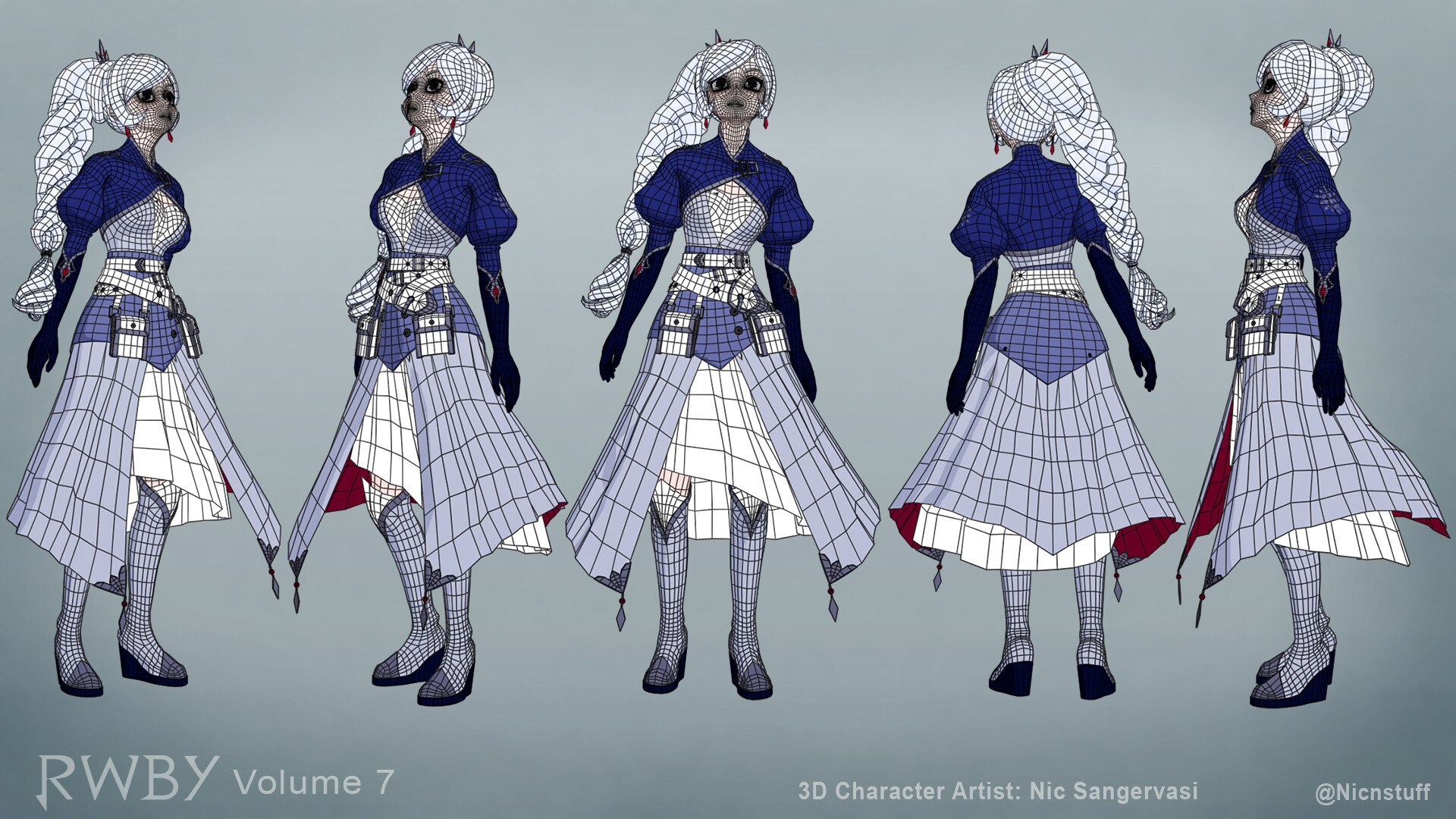 Artstation Weiss Schnee From Rwby Volume 7 Nicolas Sangervasi Starting with volume 7, rwby stopped being uploaded on to youtube. weiss schnee from rwby volume 7