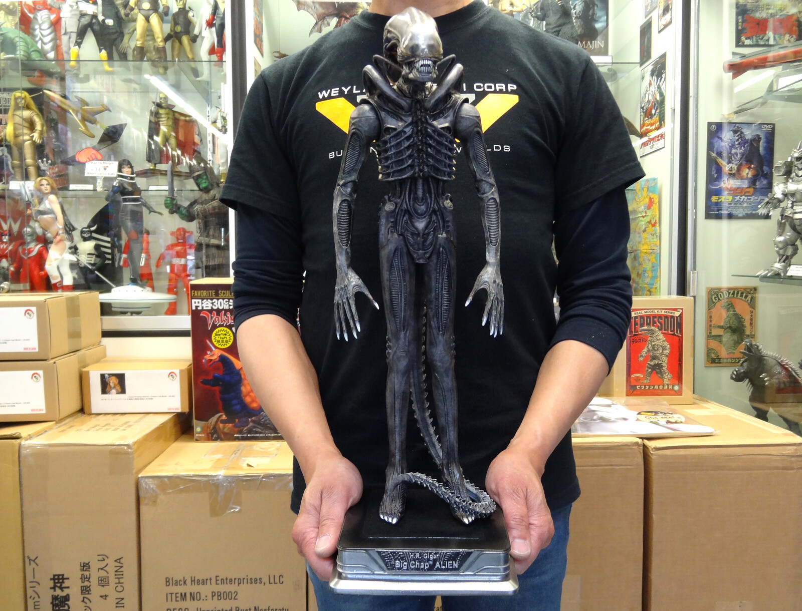 H.R. Giger Big Chap Alien 1:5 scale Art Statue 
