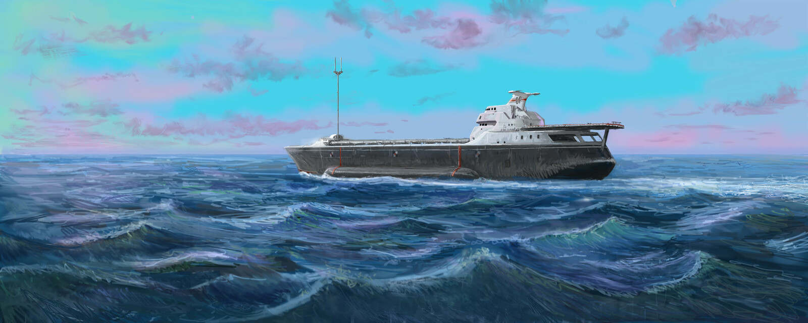 OCEAN PIONEER
The Ocean Pioneer tankers featured in the episode 'Danger at Ocean Deep'. Testament to the imagination and of the filmmakers that even guest starring vehicles looked fantastic!