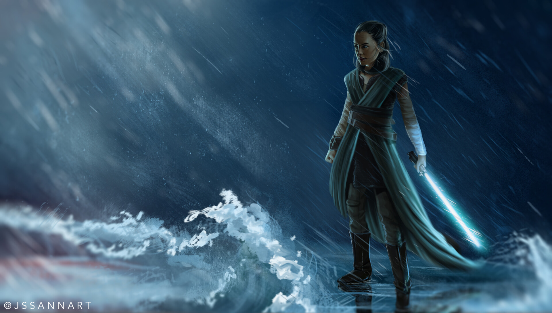 Artstation Rey The Rise Of Skywalker Concept Art Jssanna Holmes