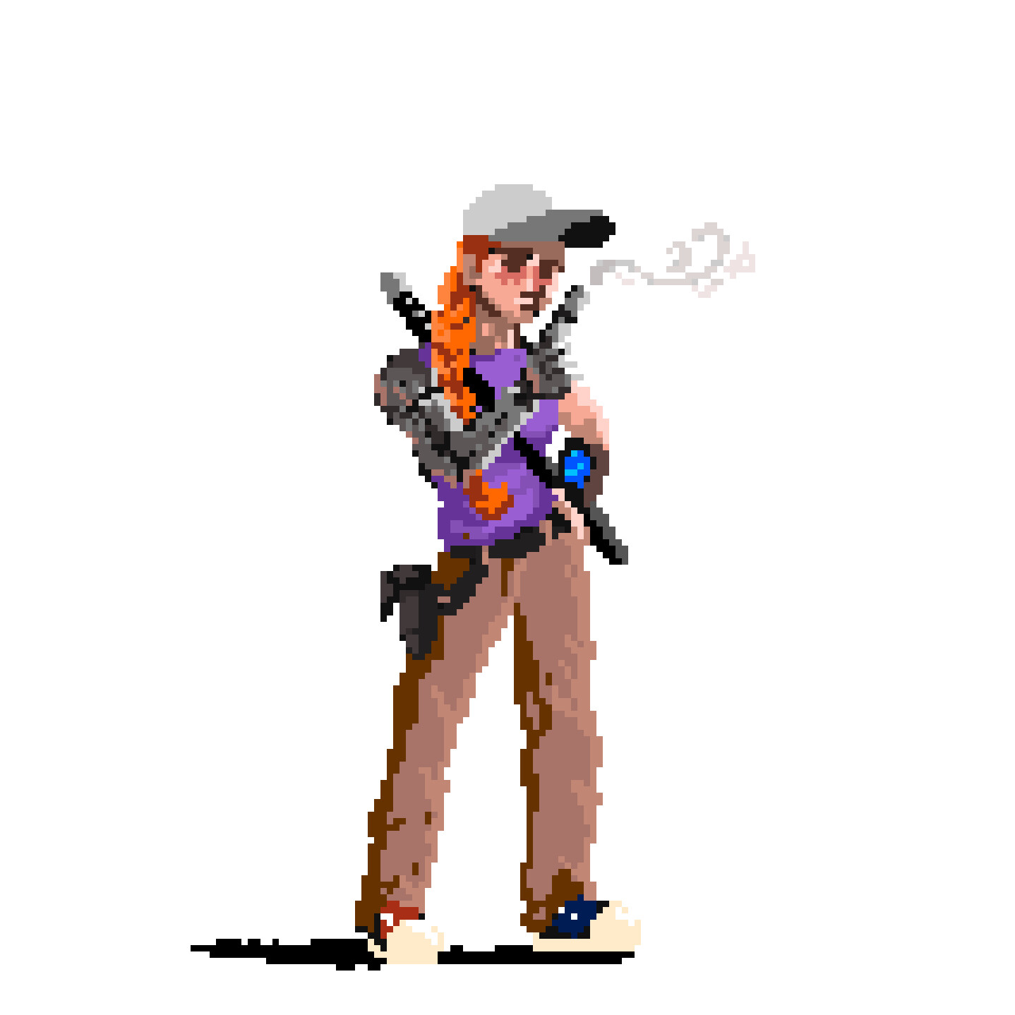 K-Reem, pixel art character design