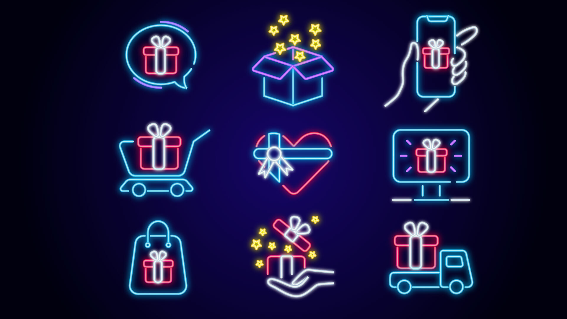 Artstation Neon Effect Icons Design Tutorial Joshua Prakash