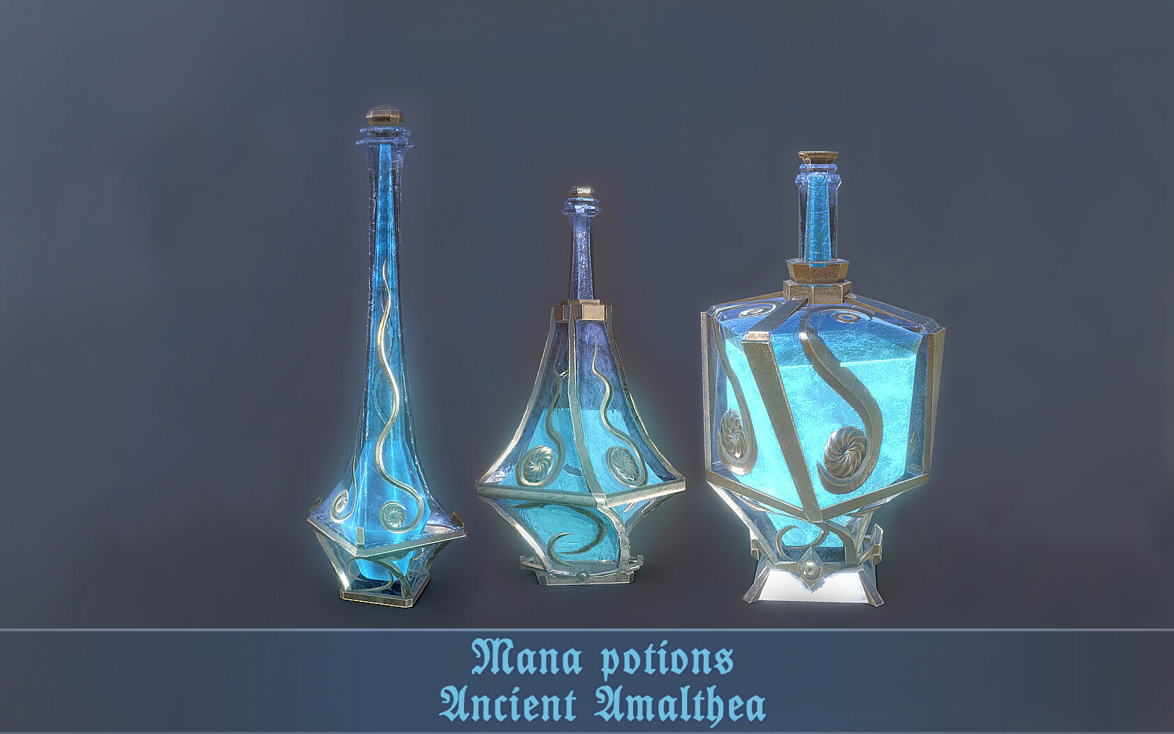 Artstation Mana Potions Aleksey Yorzh