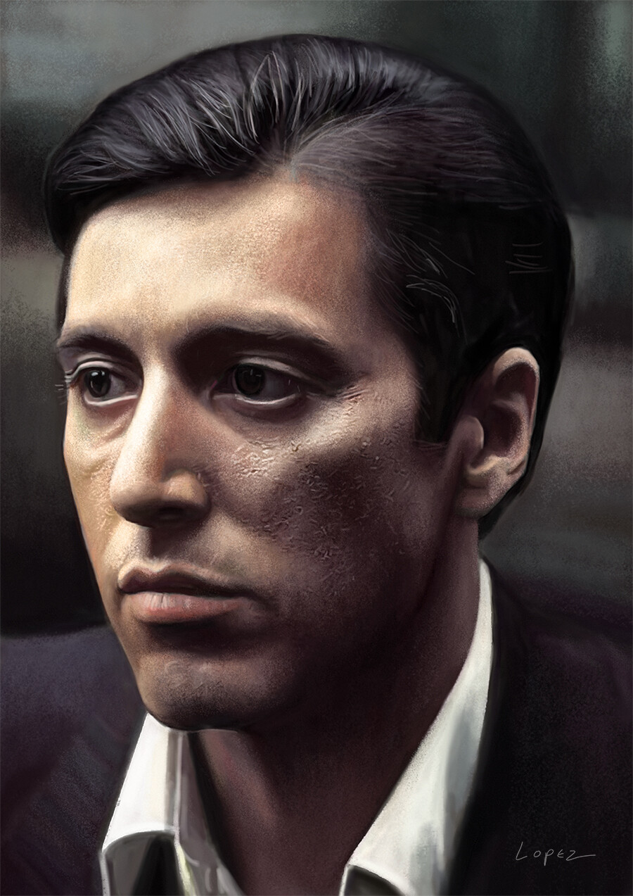 Artstation Michael Corleone Fredlobo Lopez