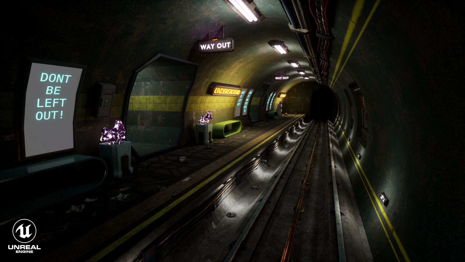 Image of Sci-Fi Underground Station Environment