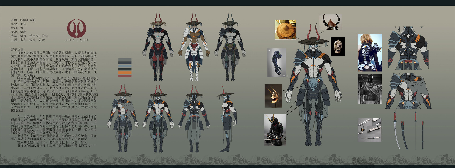 Artstation 风魔小次郎 1 镀烈君