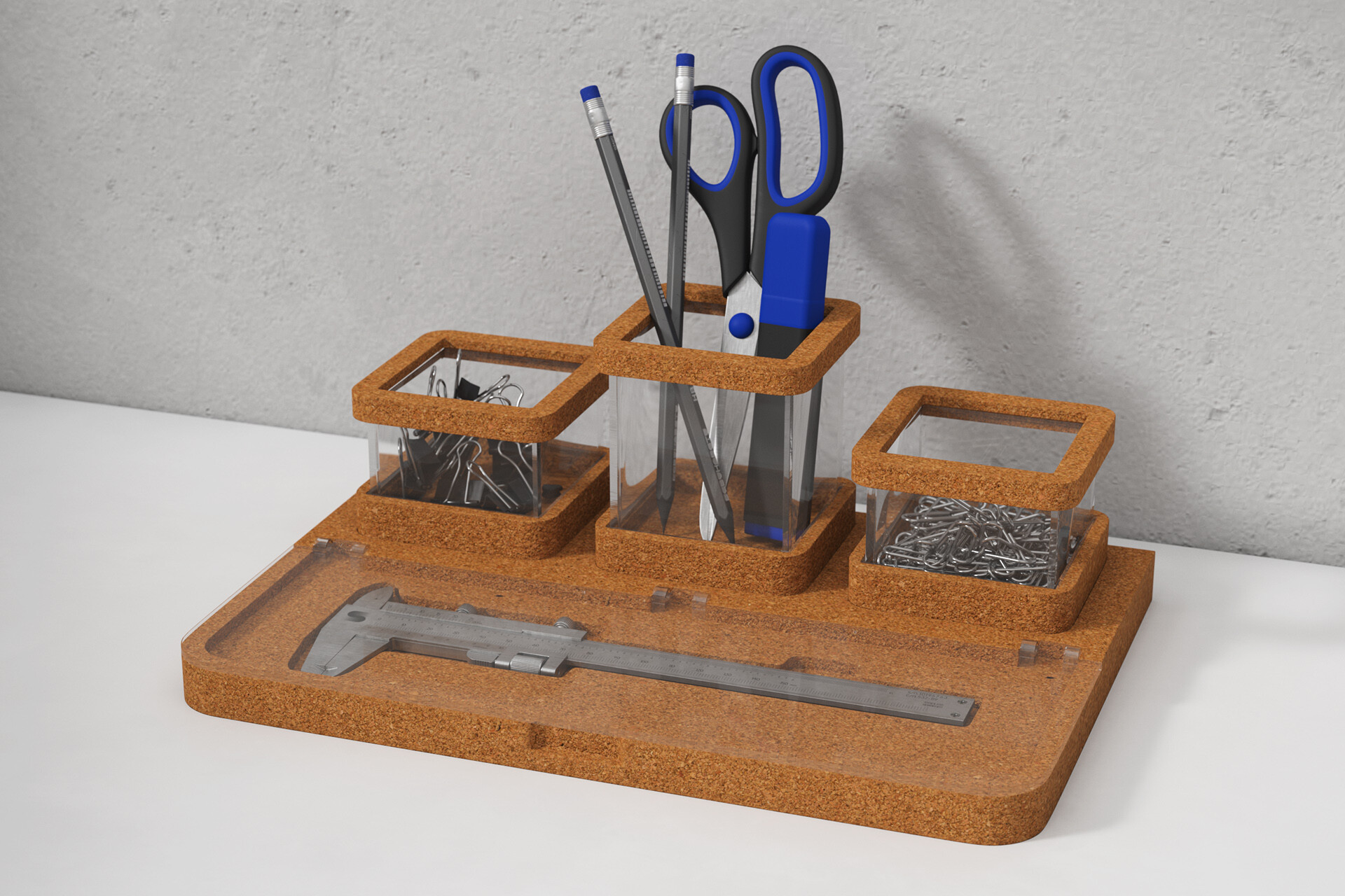 ArtStation Cork Desk Organizer