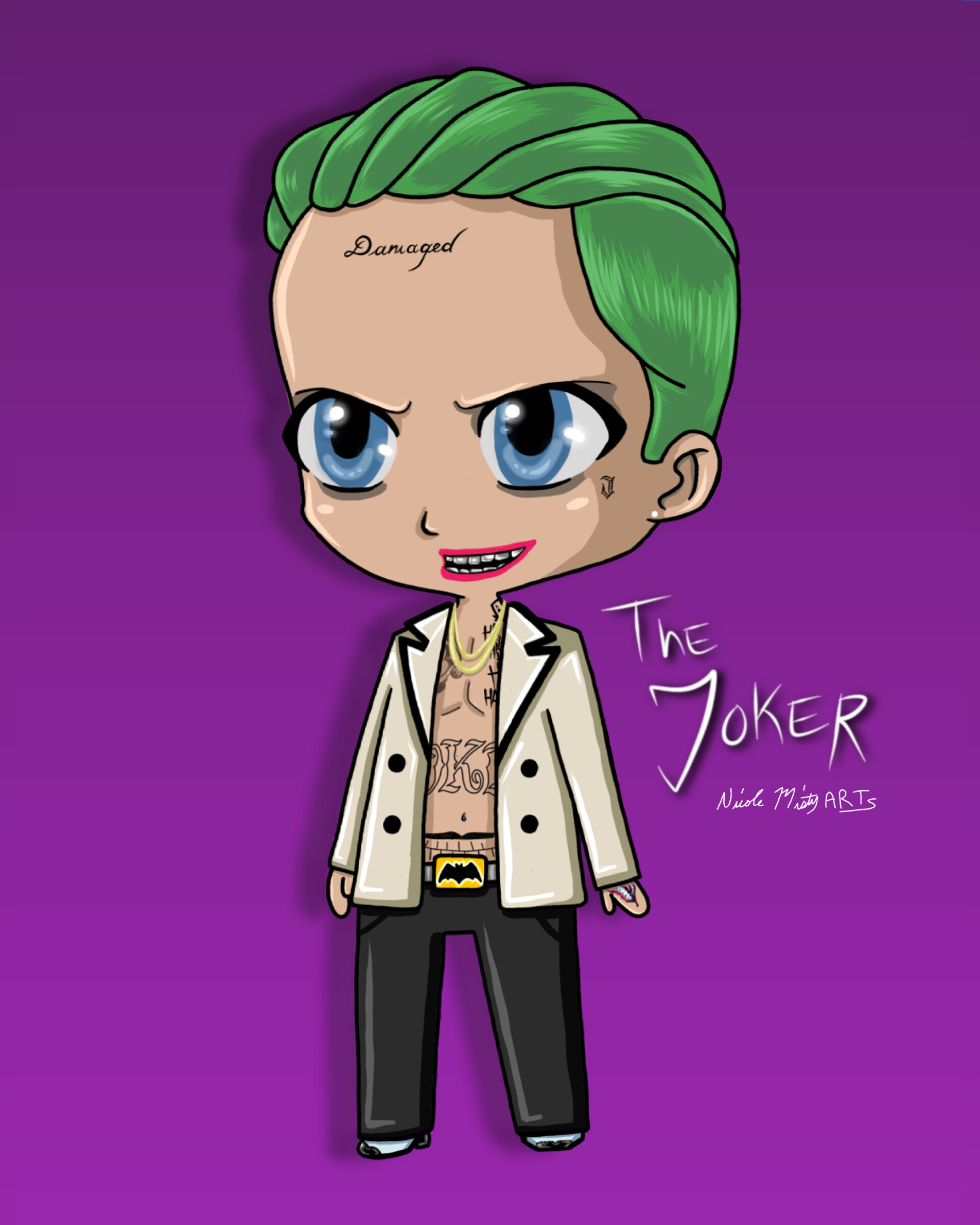 Artstation Chibi Club Outfit Joker Nicole Misty Artstation Chibi Club Outfit Joker Nicole Misty
