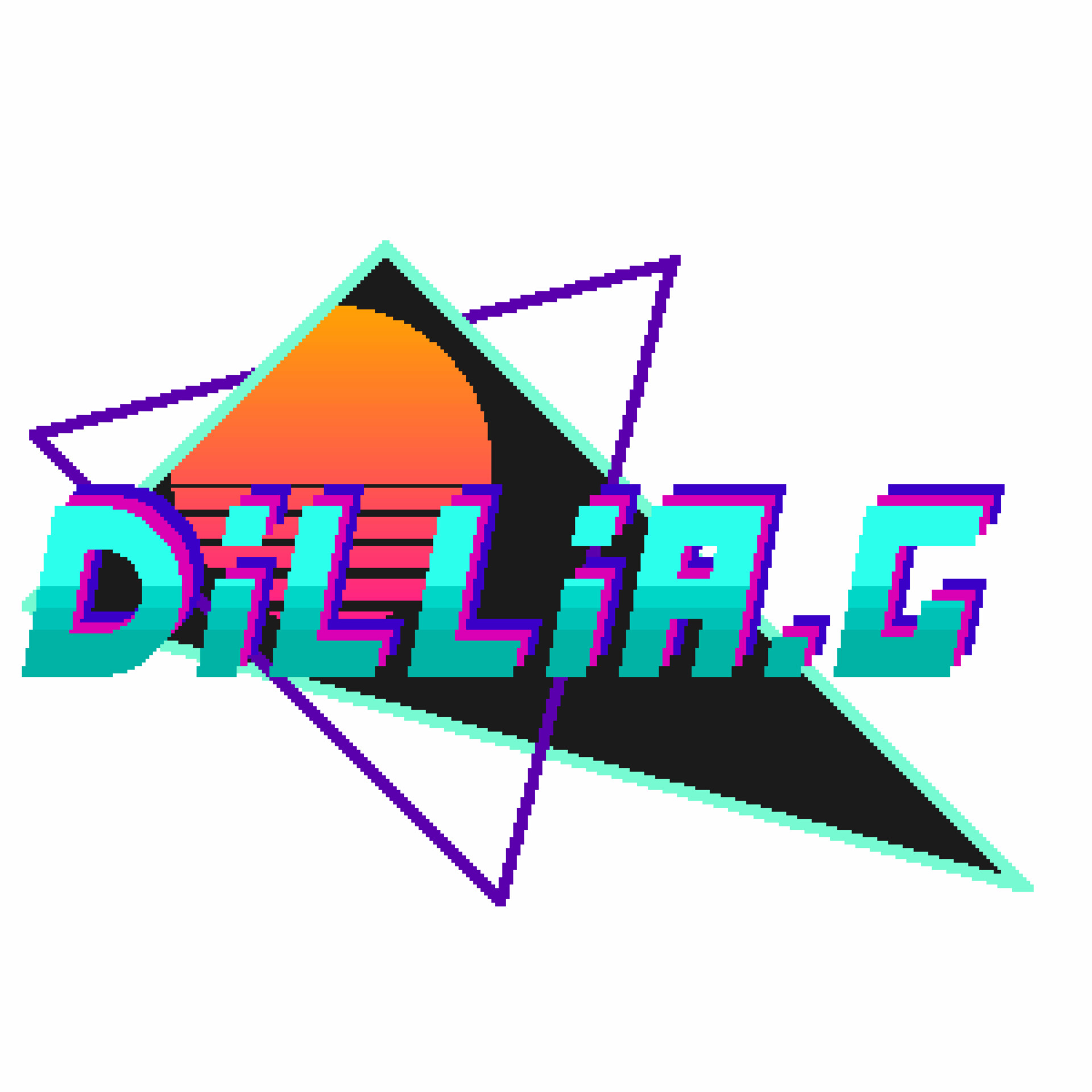 New self. Wrestling logo vector.