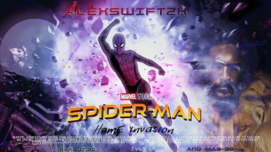 alexswift2k Spiderman Home Invasion fan poster