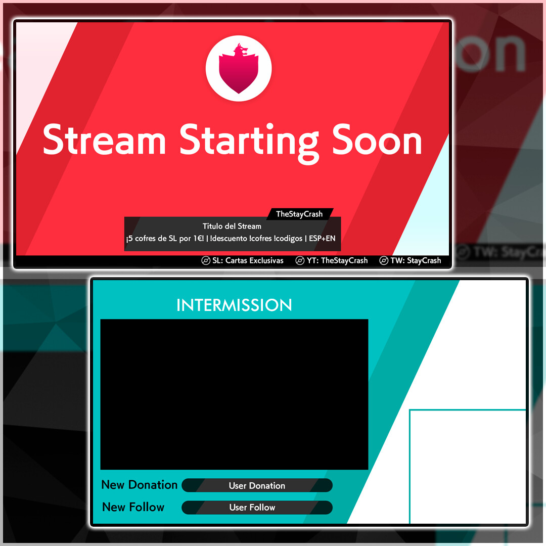 ArtStation - Pokémon Shield Streaming Overlay