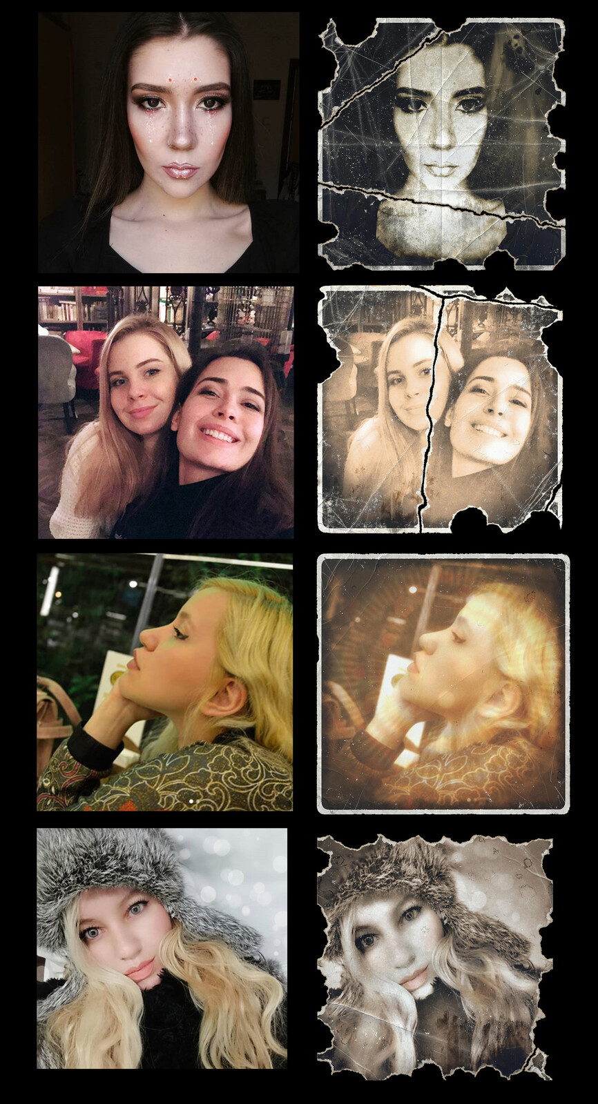 and experimenting in portrait photographs ( also special thank to my friends pınar, sena &amp; ipek for sharing great photos with me)