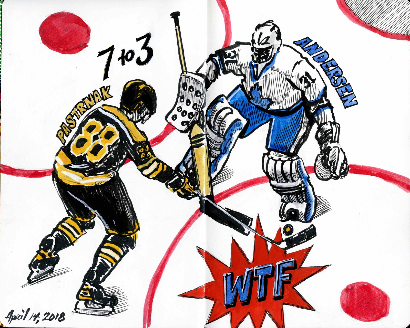 Watch TV and draw what you see!