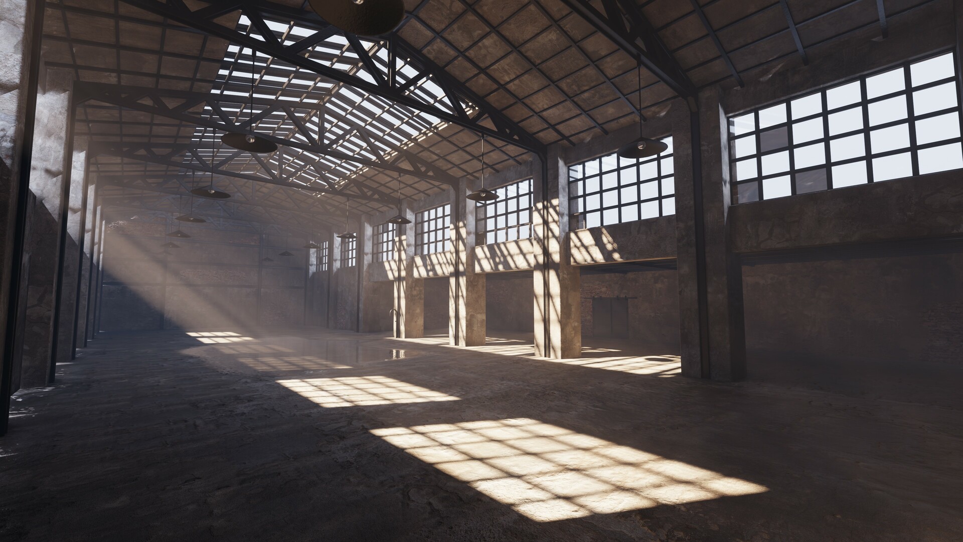ArtStation - SHC Old Factory hall, Dennis Wormgoor