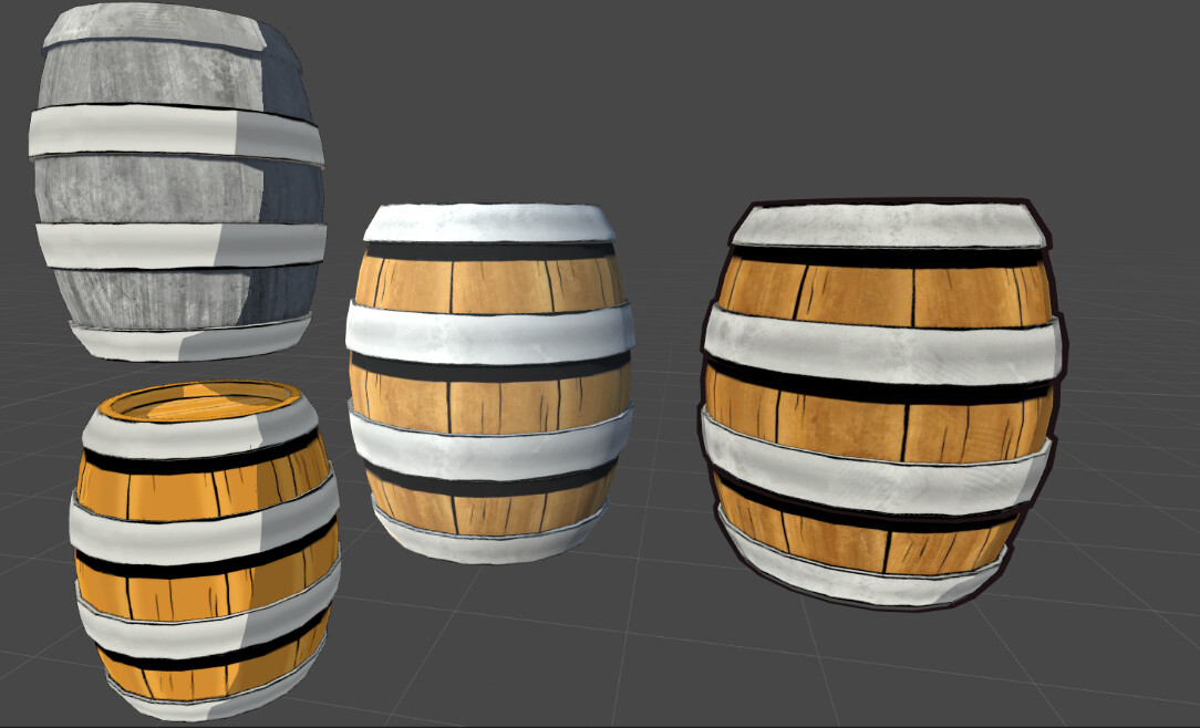 2 different colour passes into one texture map inserted into the 'Realtoons' Shader in Unity. - Brian