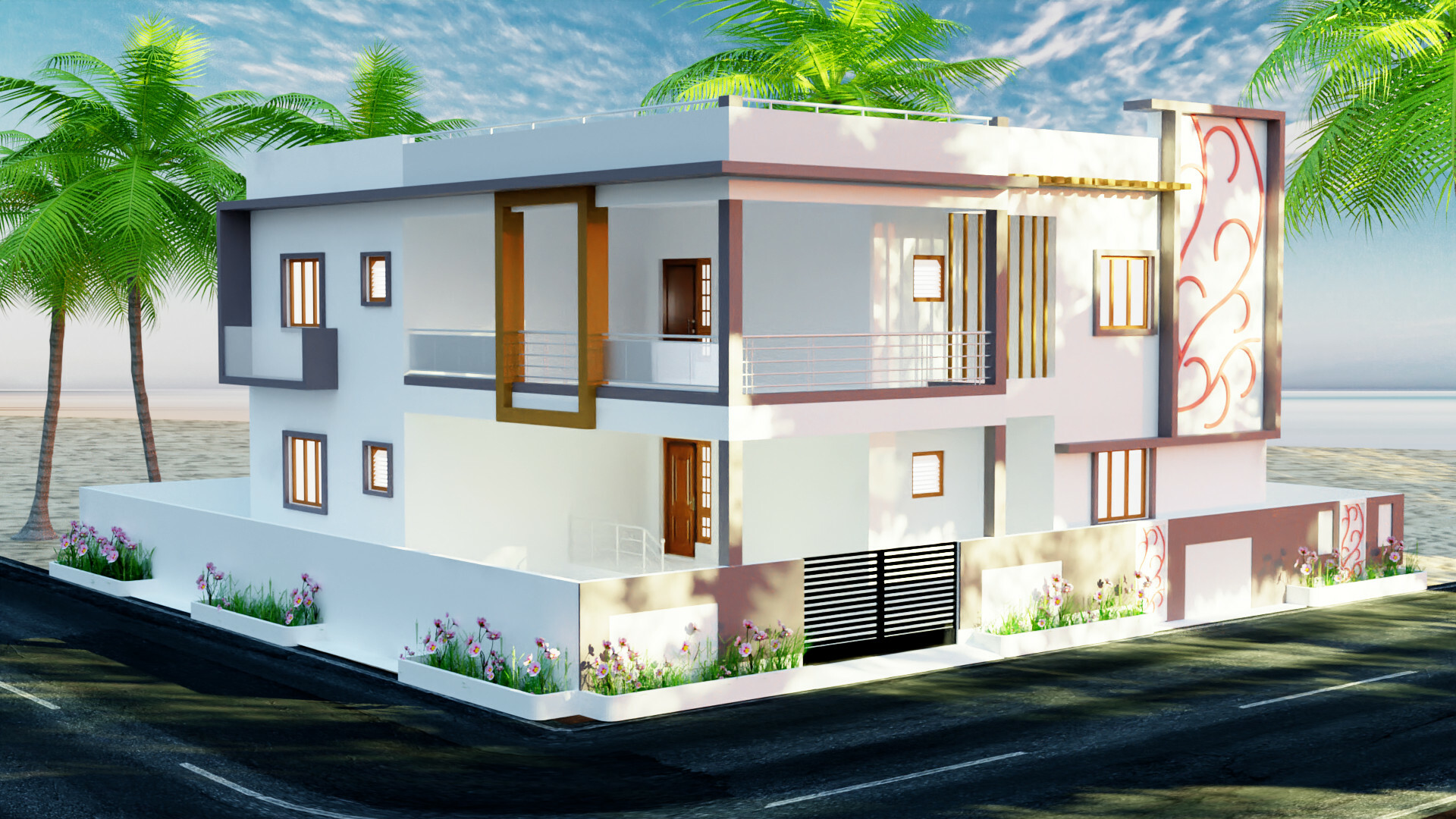 Artstation Archviz In Blender Two Models For The Same Floor Plan Kasthuri M,Interior Design Small Living Room Ideas With Tv